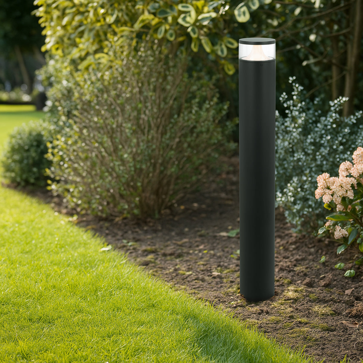 Noral LED Bollard Light Black - NORAL EX.P-BKCL