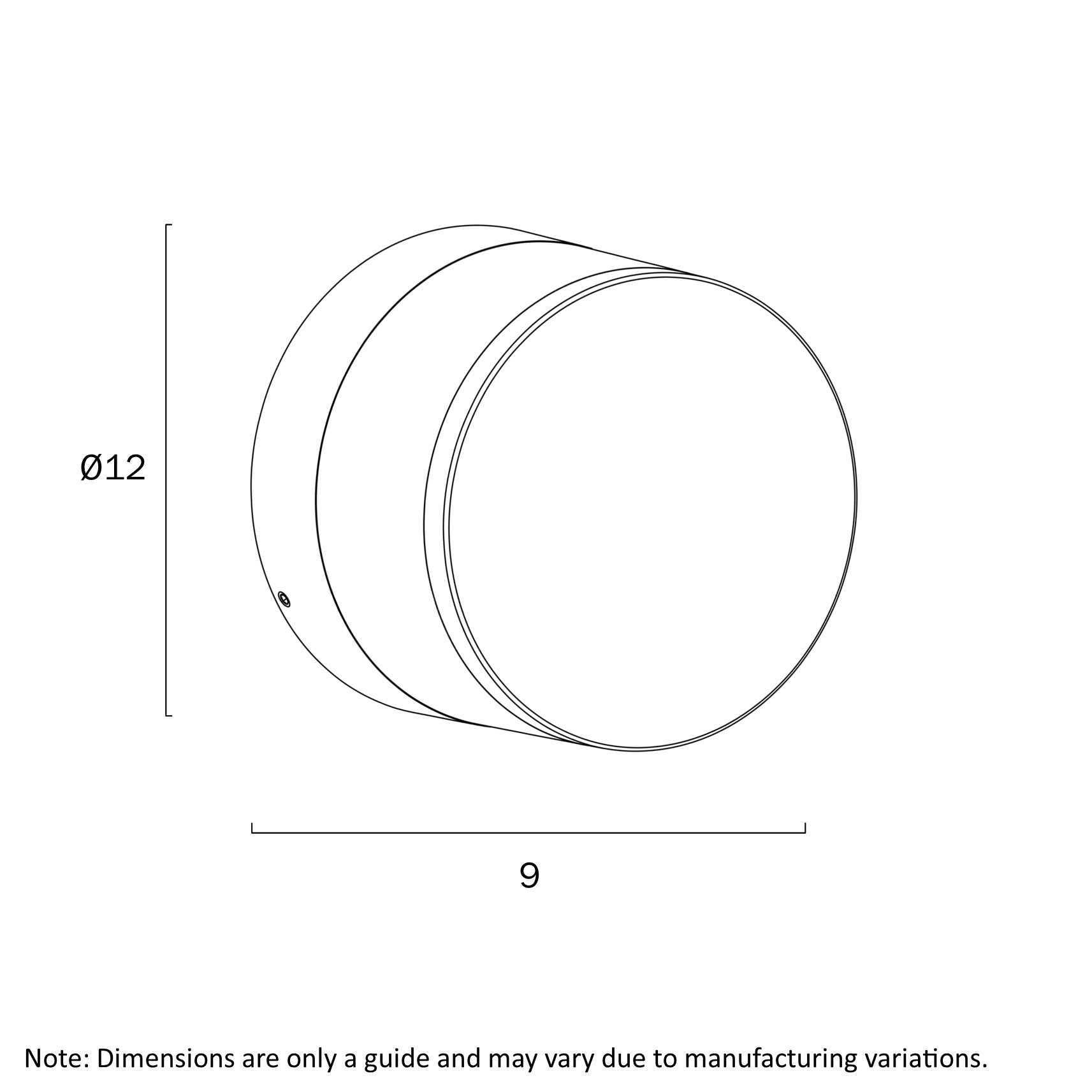 Noral LED Wall Light 10W 3000K Black - NORAL EX-BKCL
