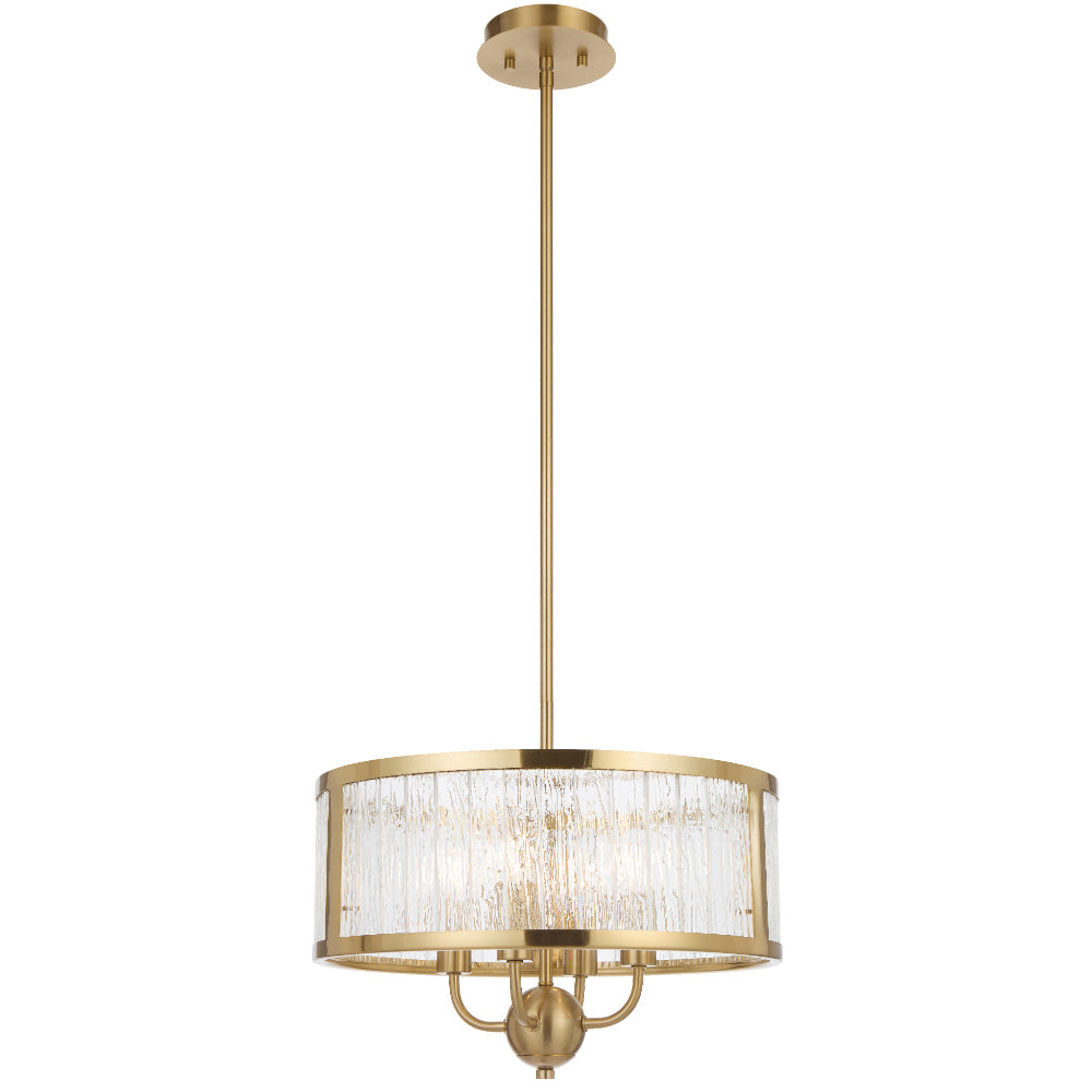 Norel 4 Light Pendant Antique Gold - NOREL PE4-AG