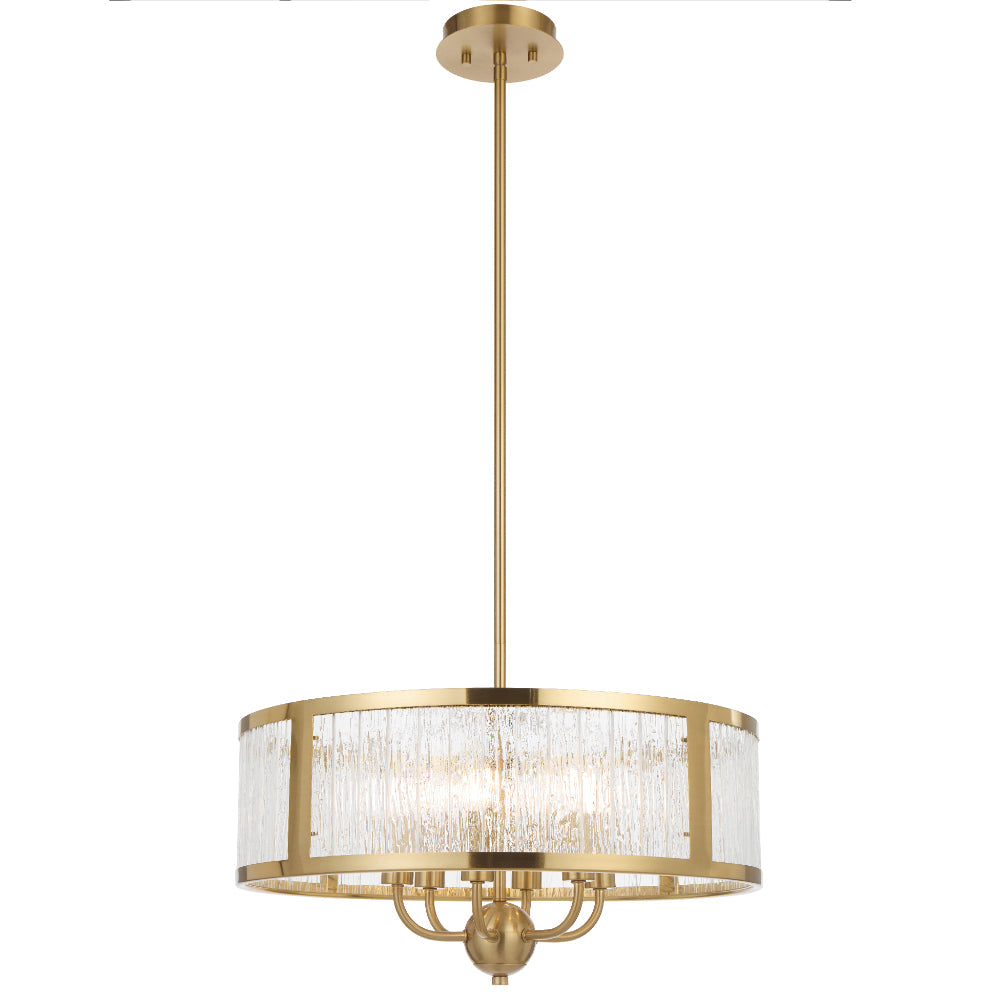 Norel 6 Light Pendant Antique Gold - NOREL PE6-AG