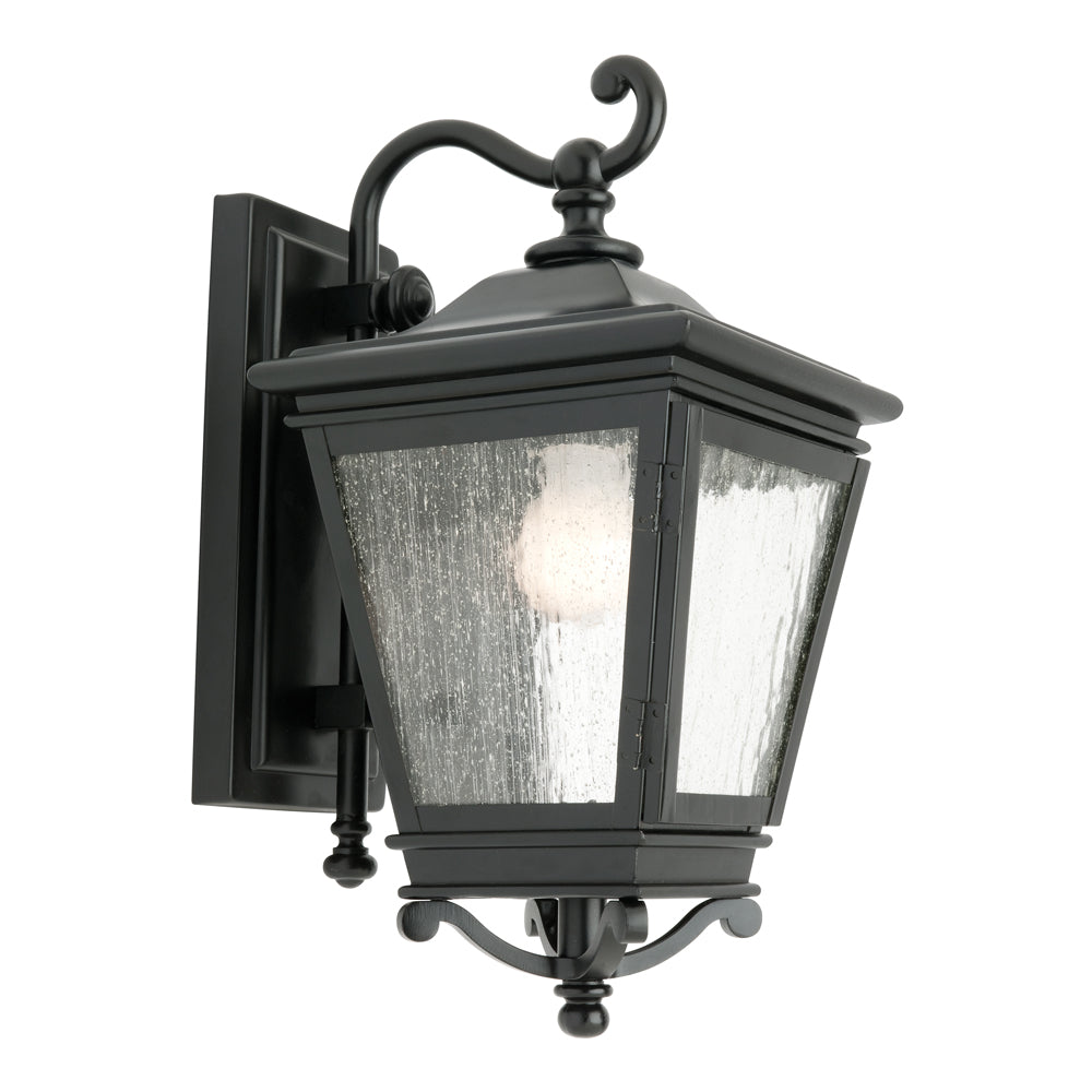 Nottingham 1 Light Exterior Wall Light Black - NOTT1EBLK