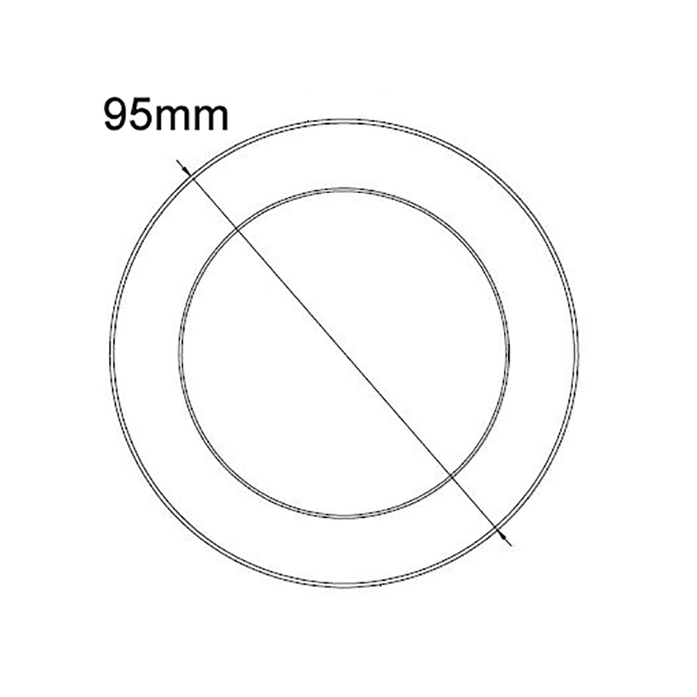 Buy Downlight Frames Australia Downlight Frame W95mm Black - NOVADBLK02