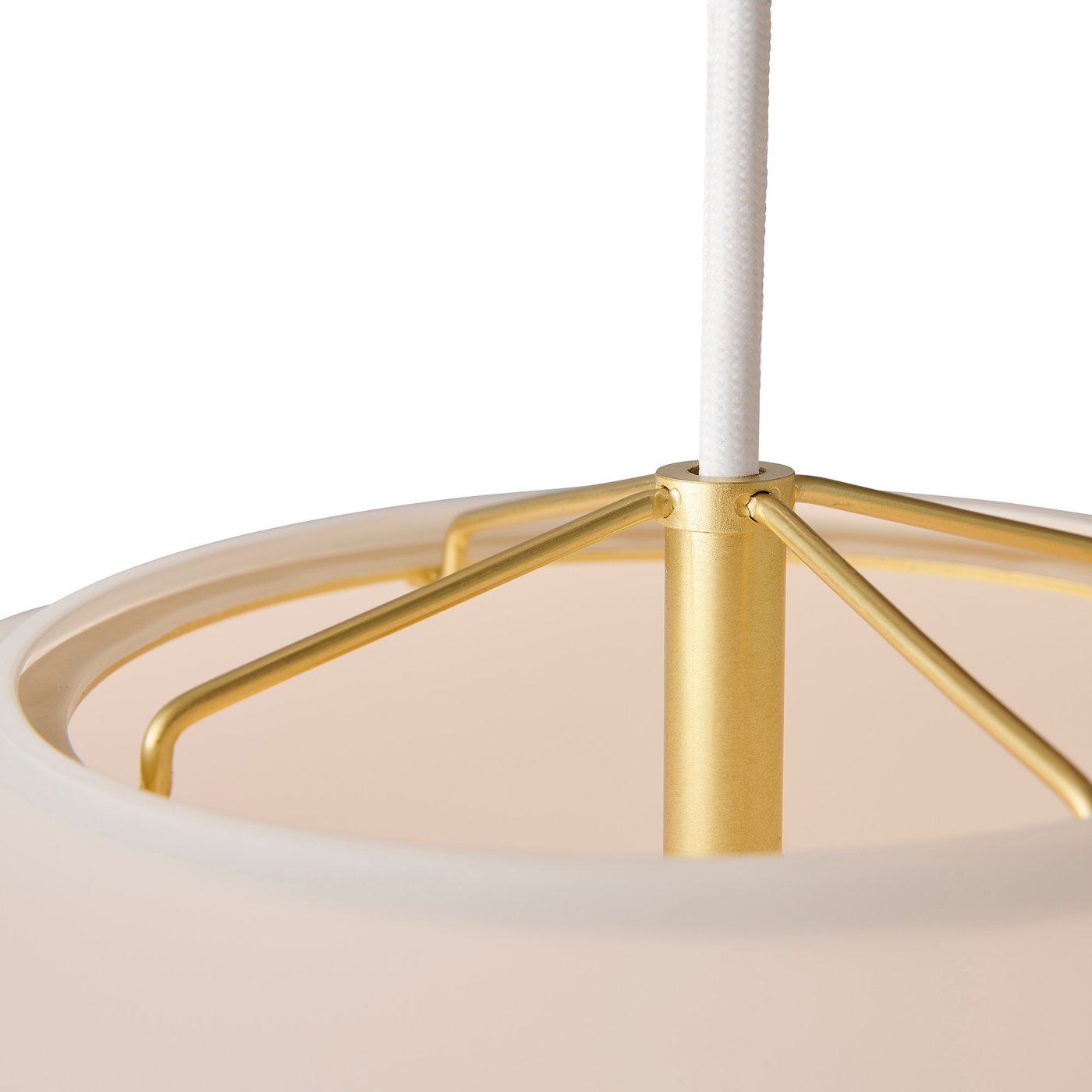 Navone Large Pendant Light White Glass 400mm - 2420103001