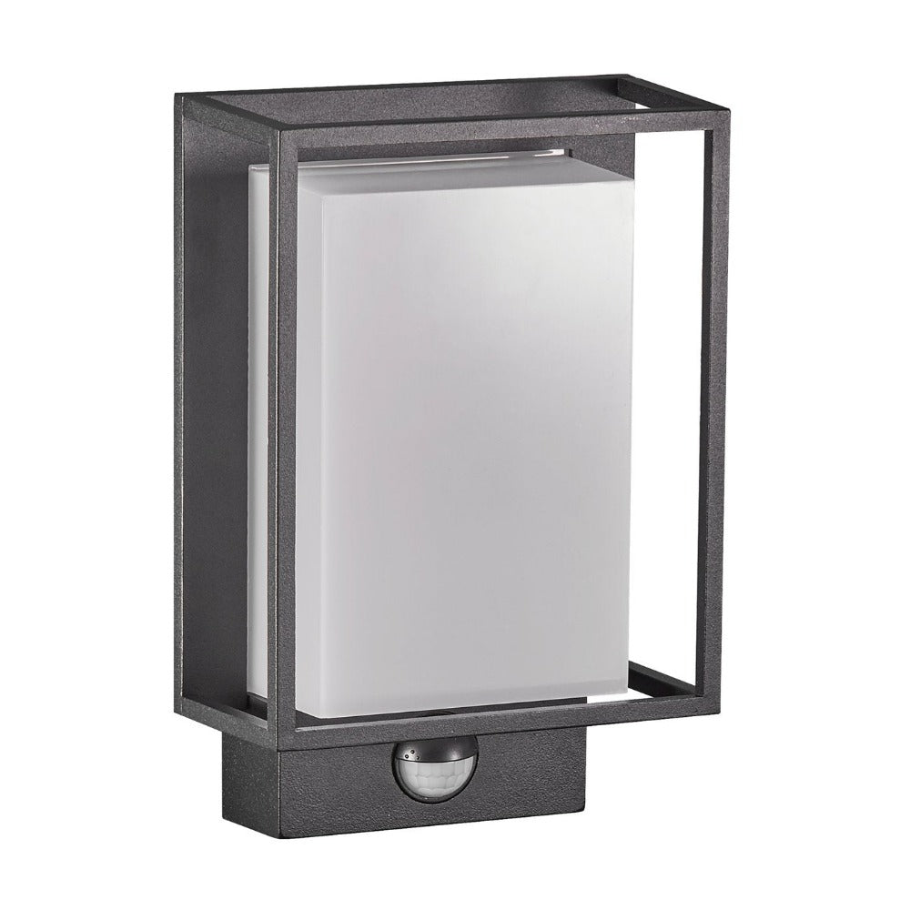 Buy Security Wall Lights Australia Nestor Security Wall Light Black Aluminium - 49051503