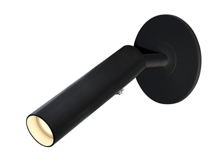 Milan Bedside Spot Light 5W 3000K Black - SI A/MILAN/5W/BLACK