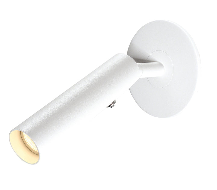 Milan Bedside Spot Light 5W 3000K White - SI A/MILAN/5W/WHITE