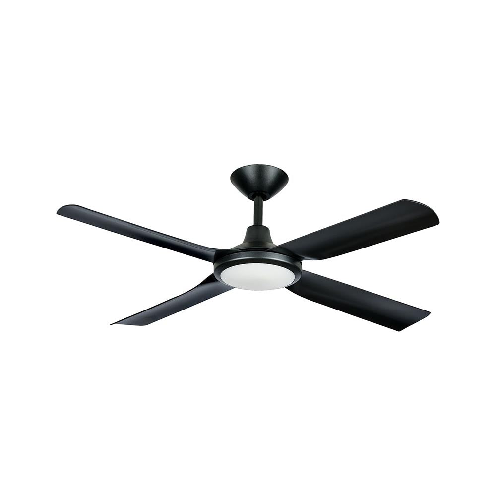 Buy DC Ceiling Fans With Light Australia Next Creation DC Ceiling Fan 52" with LED & Matt Black Polymer Blades - NCL156