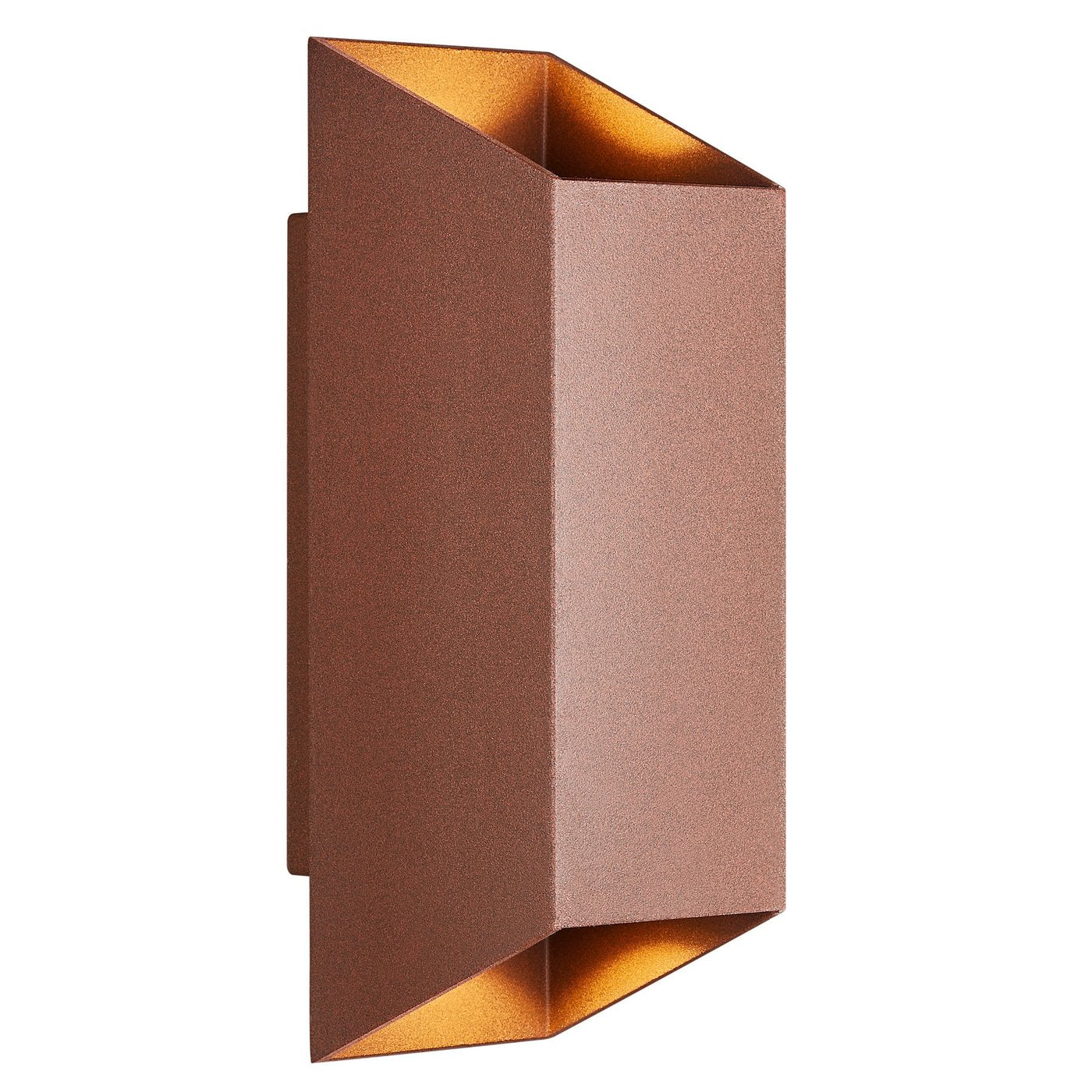 Nico Square Up & Down Aluminium Wall Light Rusty - 2218221009
