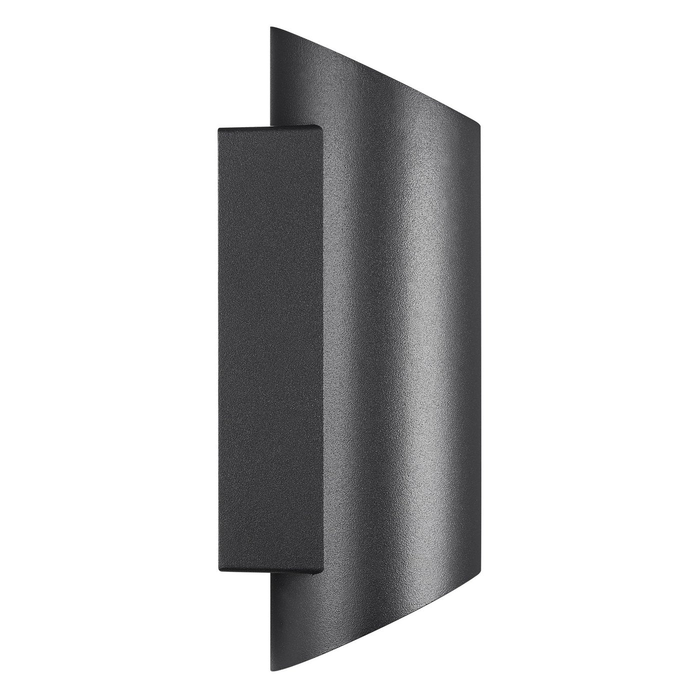 Nico Up & Down Round Wall Light Black - 2218231003