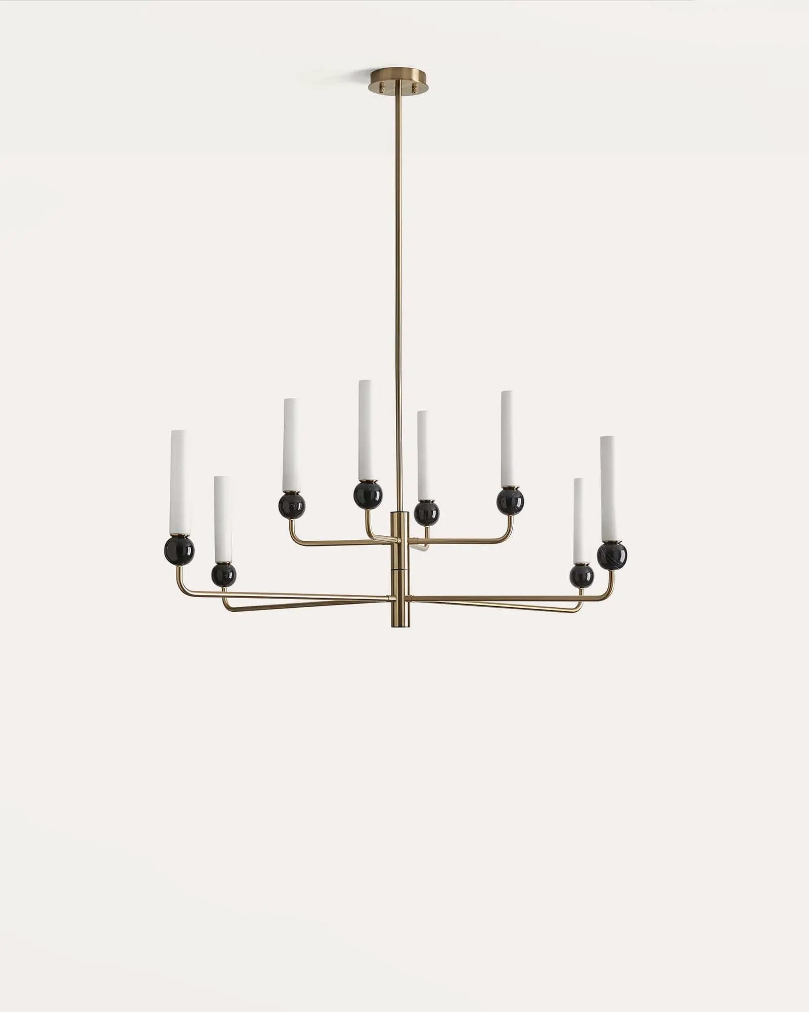 Delie 8 Light Pendant Light 5W 3000k Gold & Black Marble - ARO.C1224/8/ORO