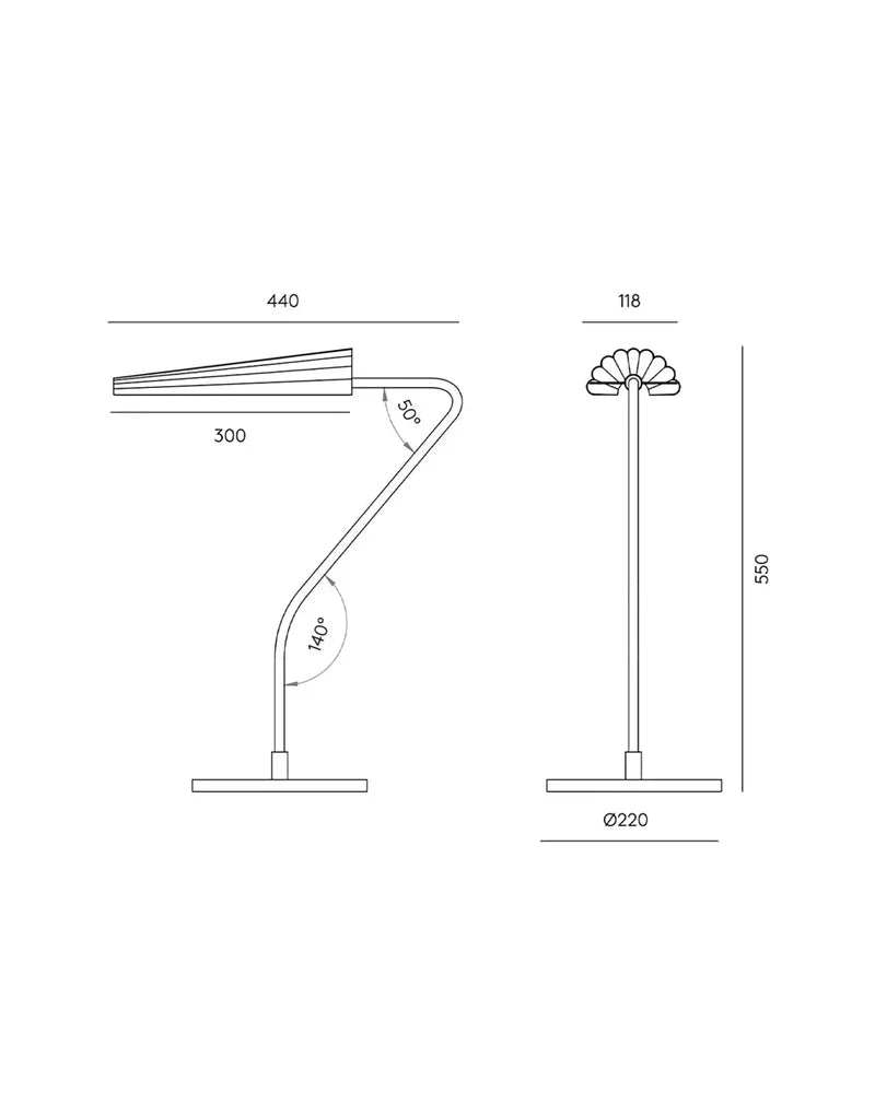Bion Table Lamp Aged Gold & Black - ARO.S1306/ORO-NEG