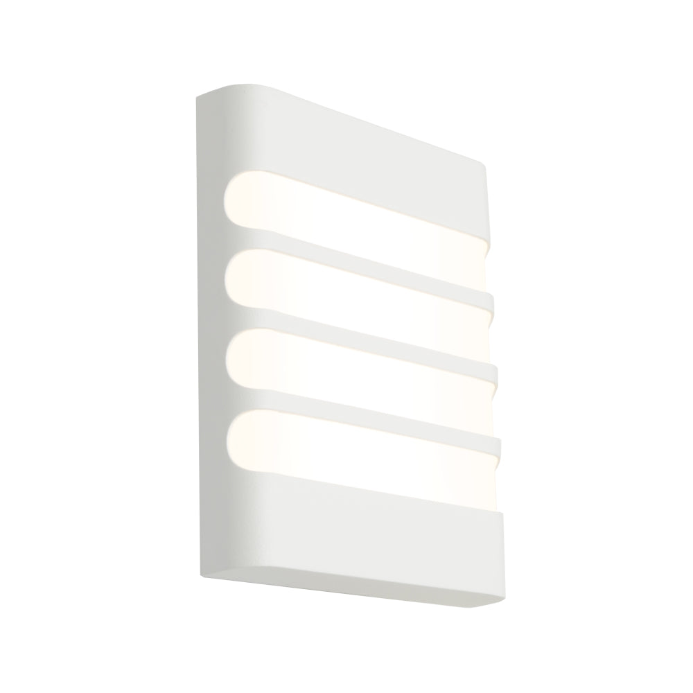 Odessa LED Grill Exterior Wall Light White Metal 3 CCT - ODES1EGWHT