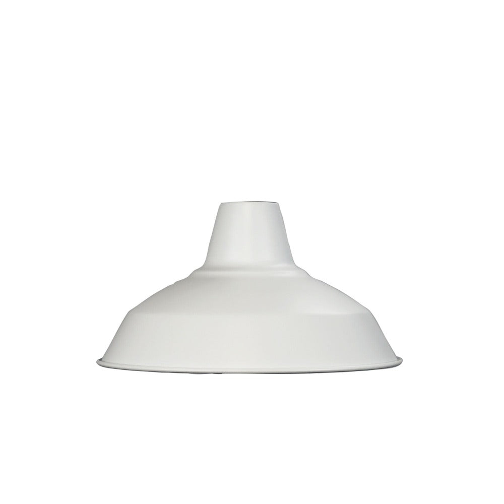 Buy Lamp Shades Australia WAREHOUSE Shade Only W310mm For Pendant White Steel - OL2260/31WH