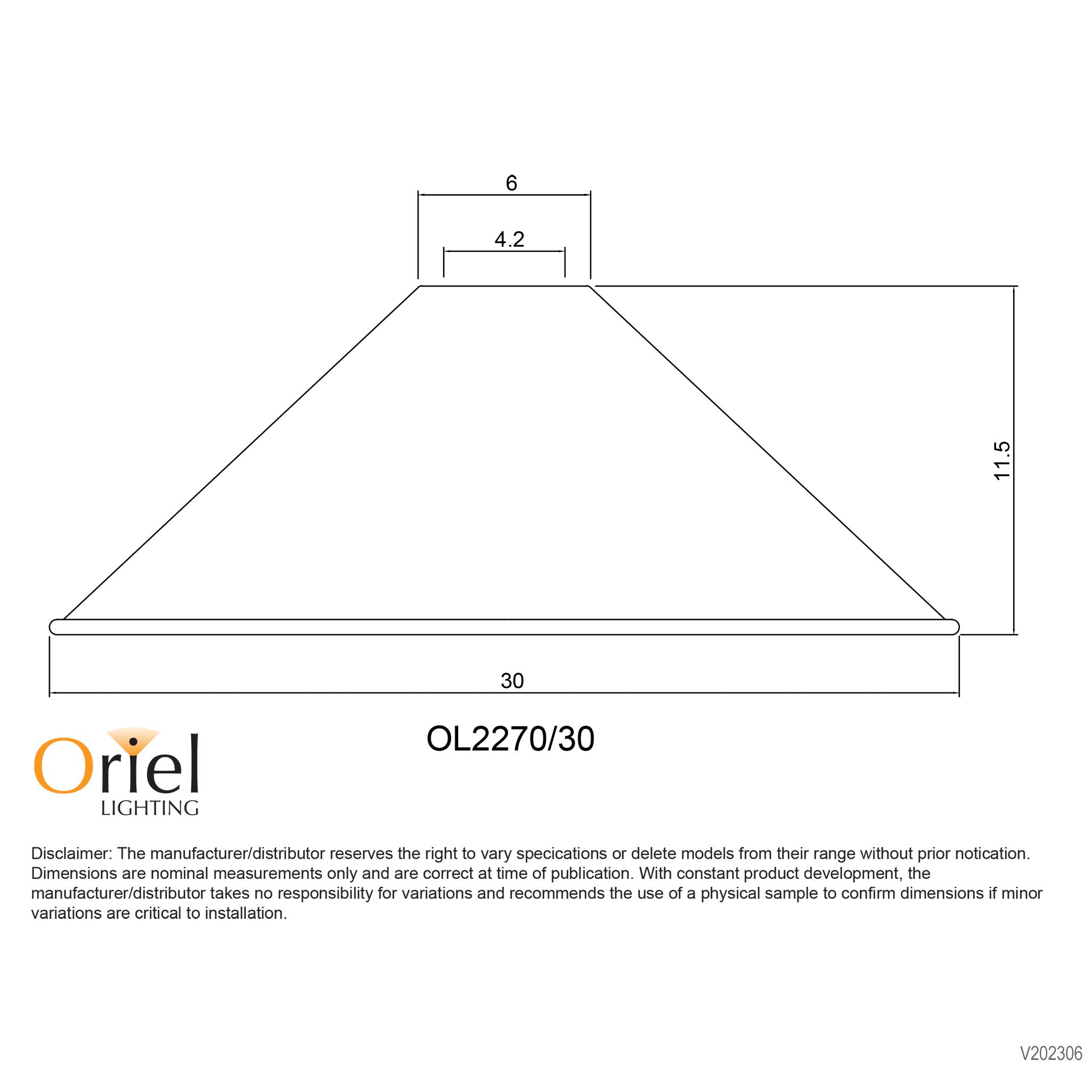 Victoriana DIY Shade Black Steel - OL2270/30BK