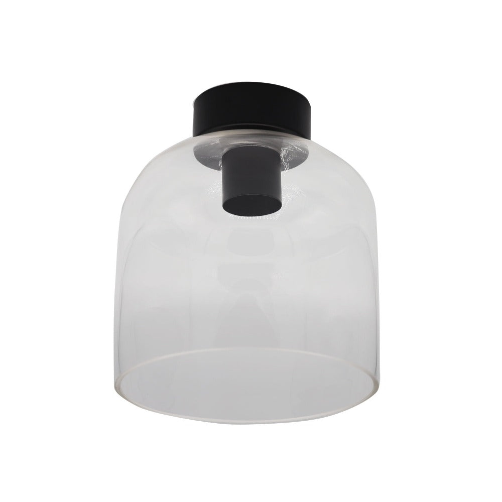 Buy DIY Batten Fix Lights Australia BURTON DIY Batten Fix Light Black Glass - OL2465BK