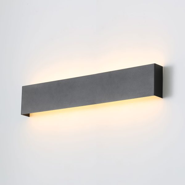 Rafter LED Wall Light 24W TRI Colour Black - OL51521/60BK