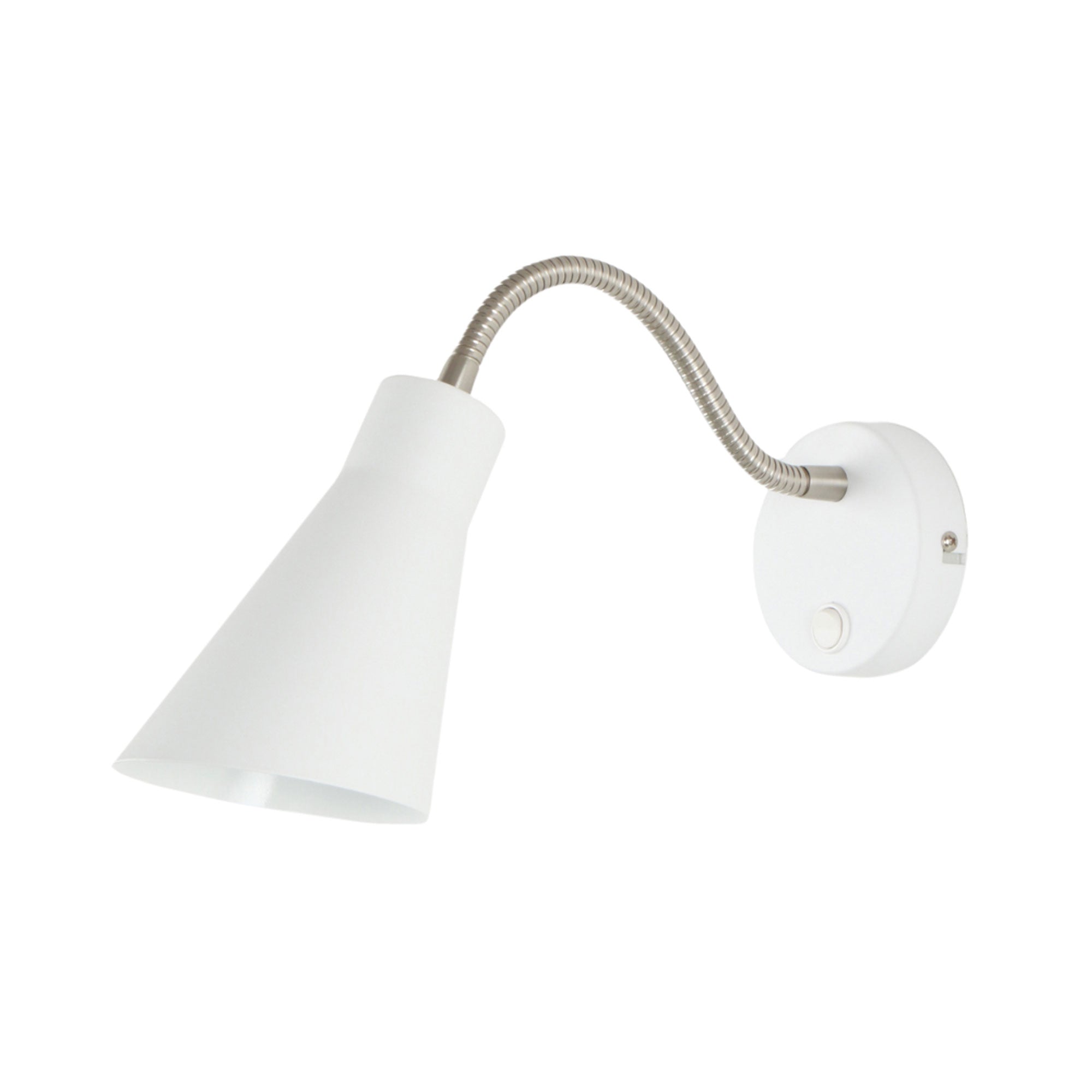 Thor Switched Flexible Wall Light White - OL53935WH