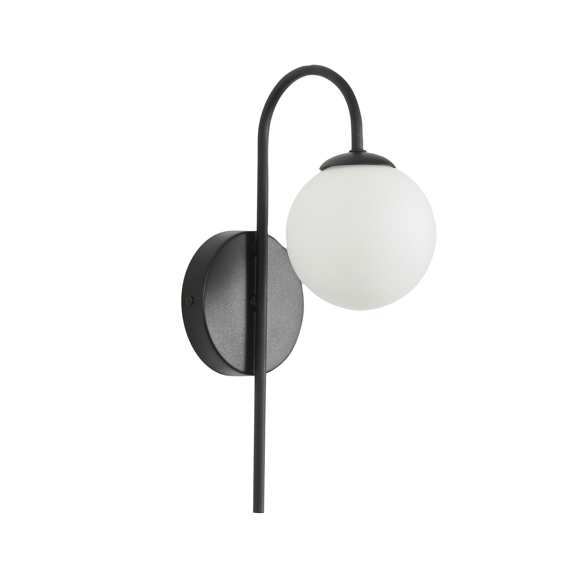 Noxe Wall Light Black & Opal Matte - OL54260BK