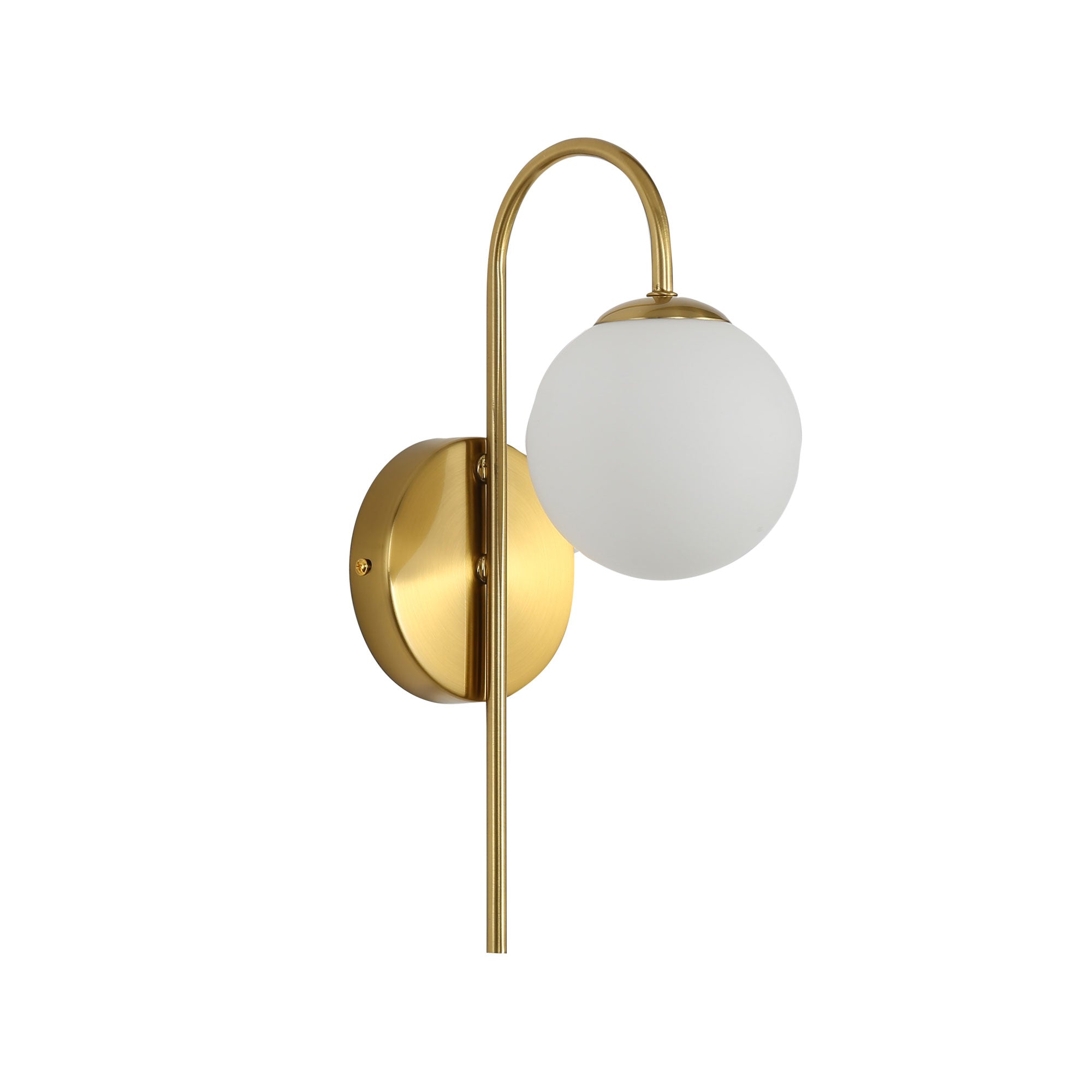 Noxe Wall Light Satin Brass & Opal Matte - OL54260SB