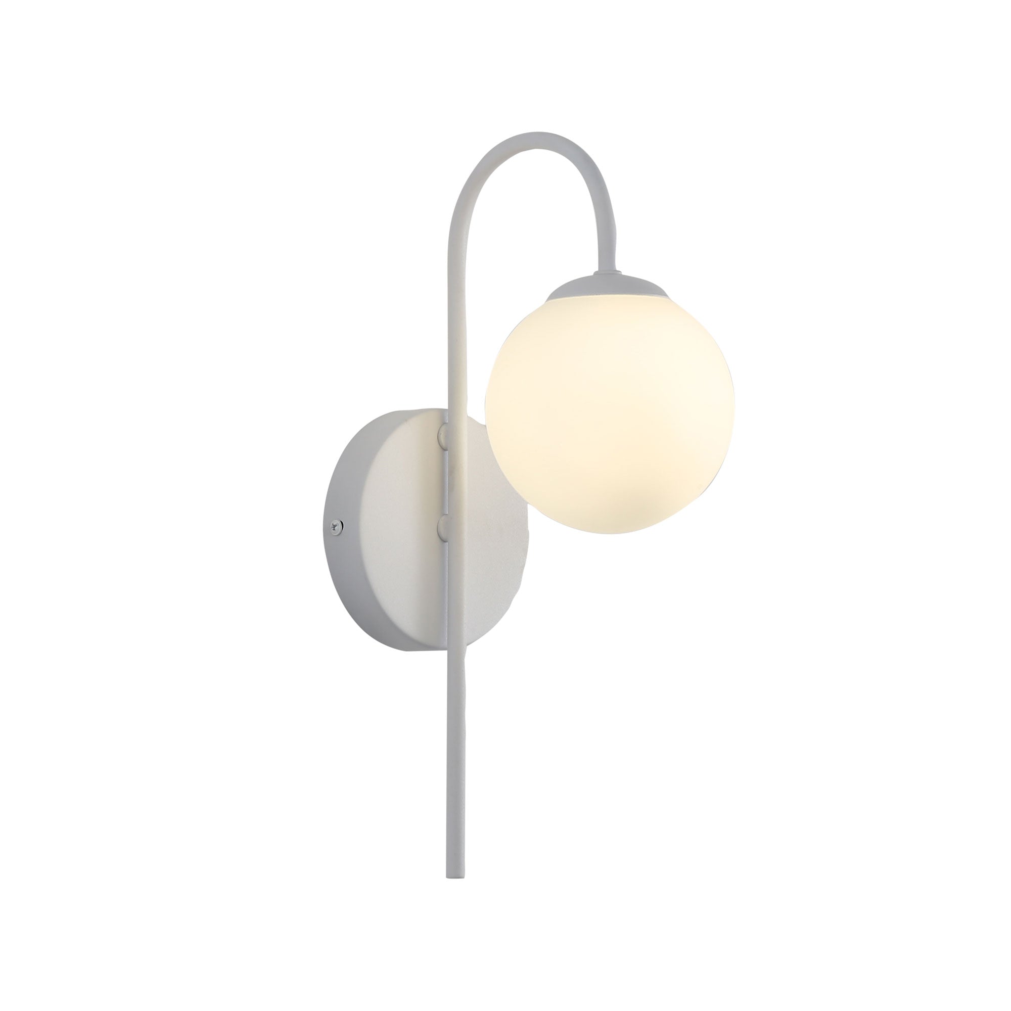 Noxe Wall Light White & Opal Matte - OL54260WH