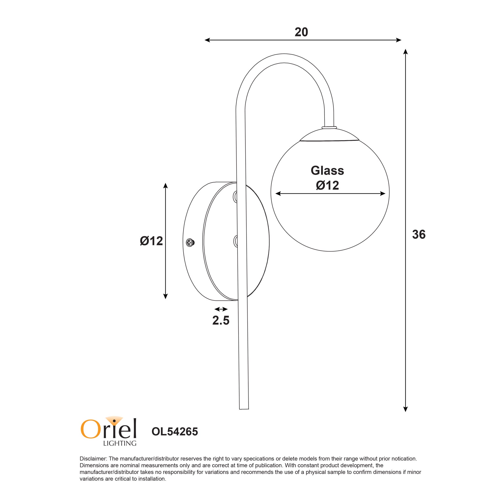Alta Wall Light Satin Brass - OL54265SB