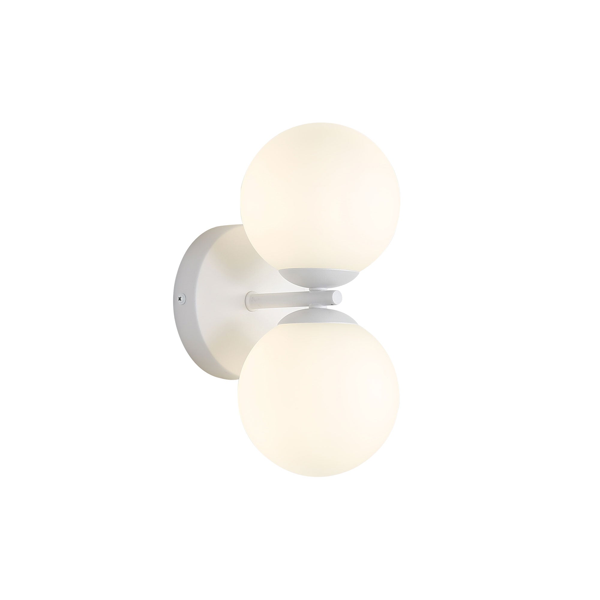 Oberon LED Wall Light 4W 4000k White & Opal Matt - OL54292WH