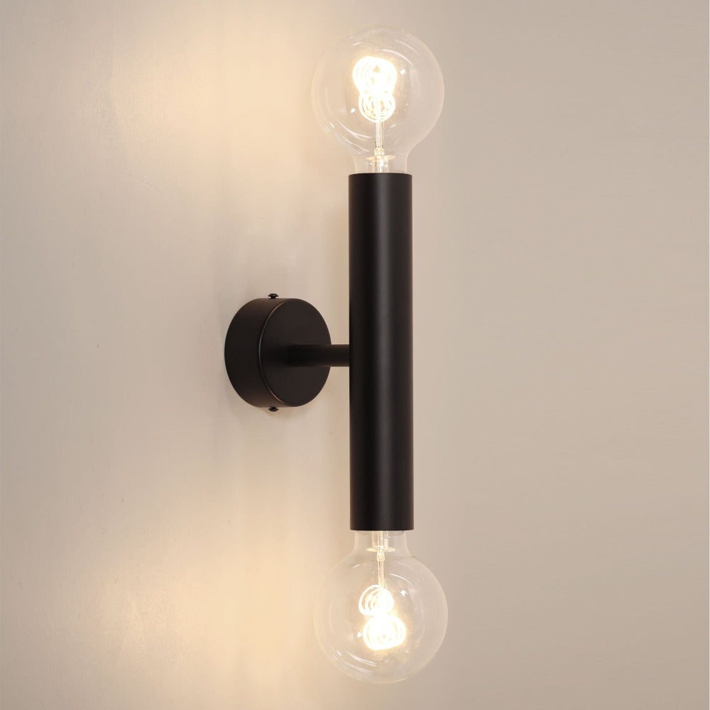 Buy Wall Sconce Australia TOLI Up & Down Wall Light Black - OL54402BK