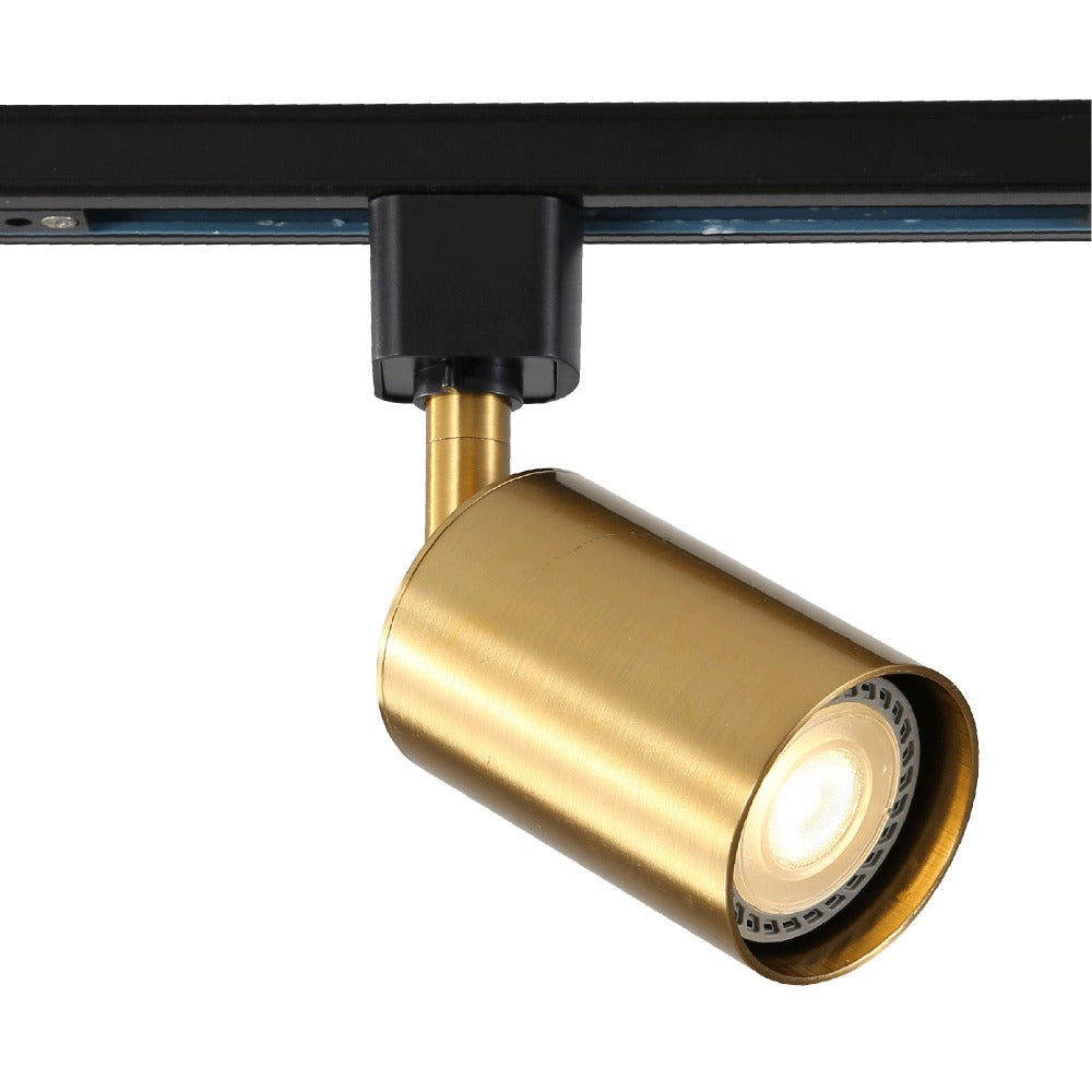 Buy Single Circuit Track Heads Australia BRIDGE Single Circuit Track Light Satin Brass - OL56015SB