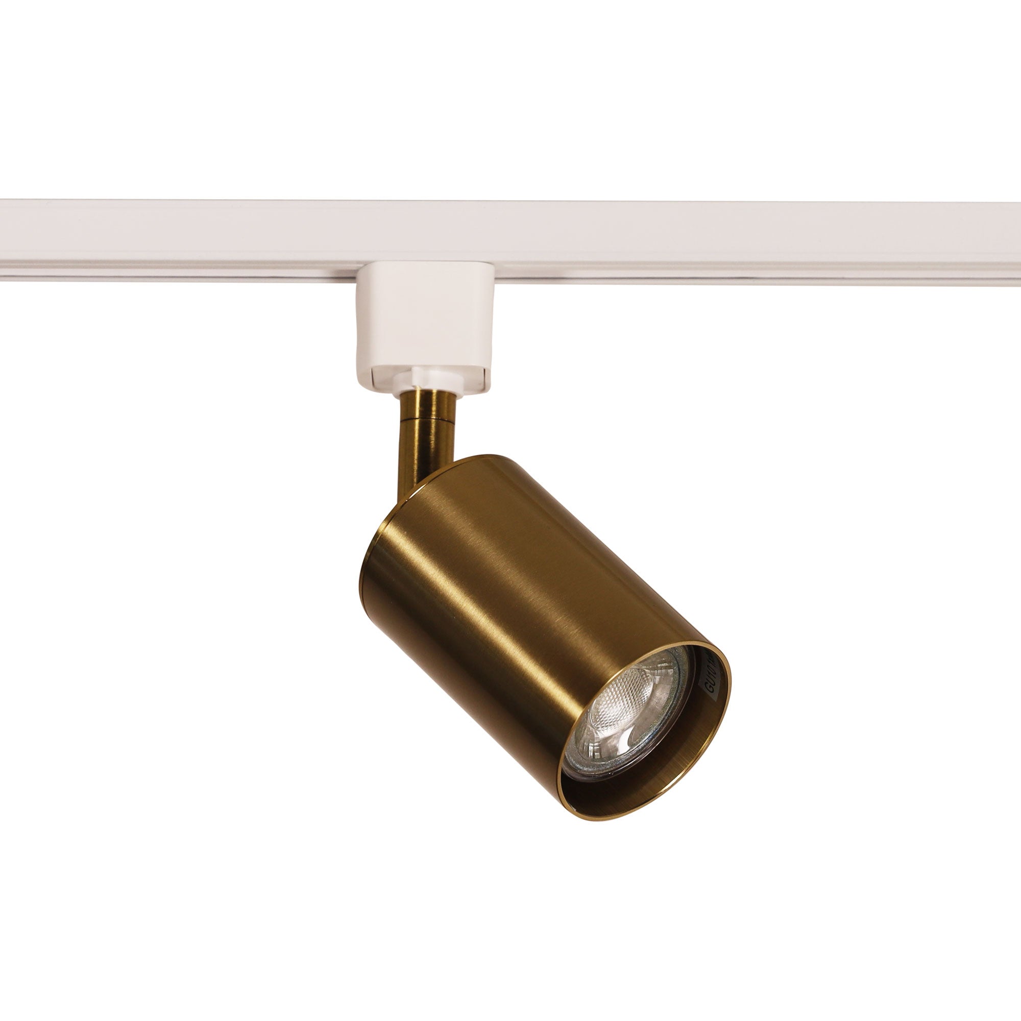 Track kit Bridge LED Single Light 7W White & Satin Brass - OL56015SW