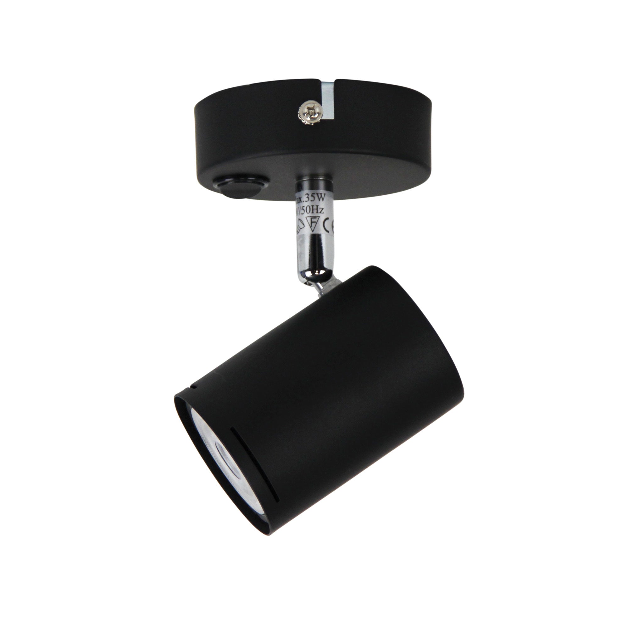 Baril Spotlight With Switch Matt Black - OL58613/1BK