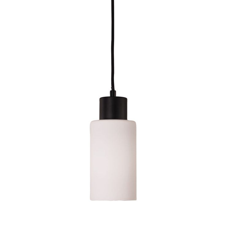 Lisa Pendant Light Black & Opal - OL60581OP