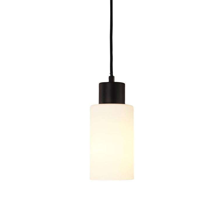 Lisa Pendant Light Black & Opal - OL60581OP