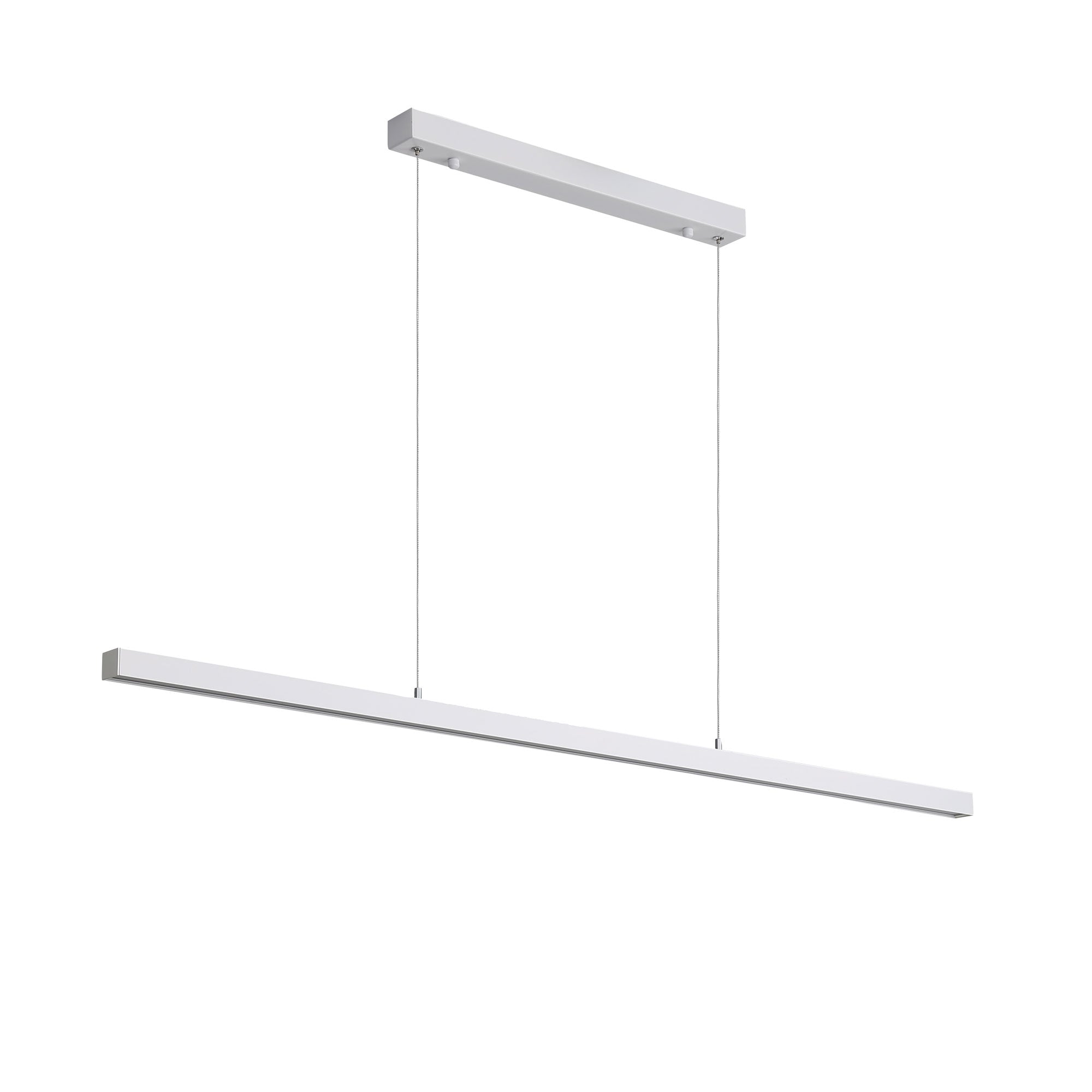 Shard LED 1200mm Pendant Light 24W Tri Colour White - OL60625/1200WH