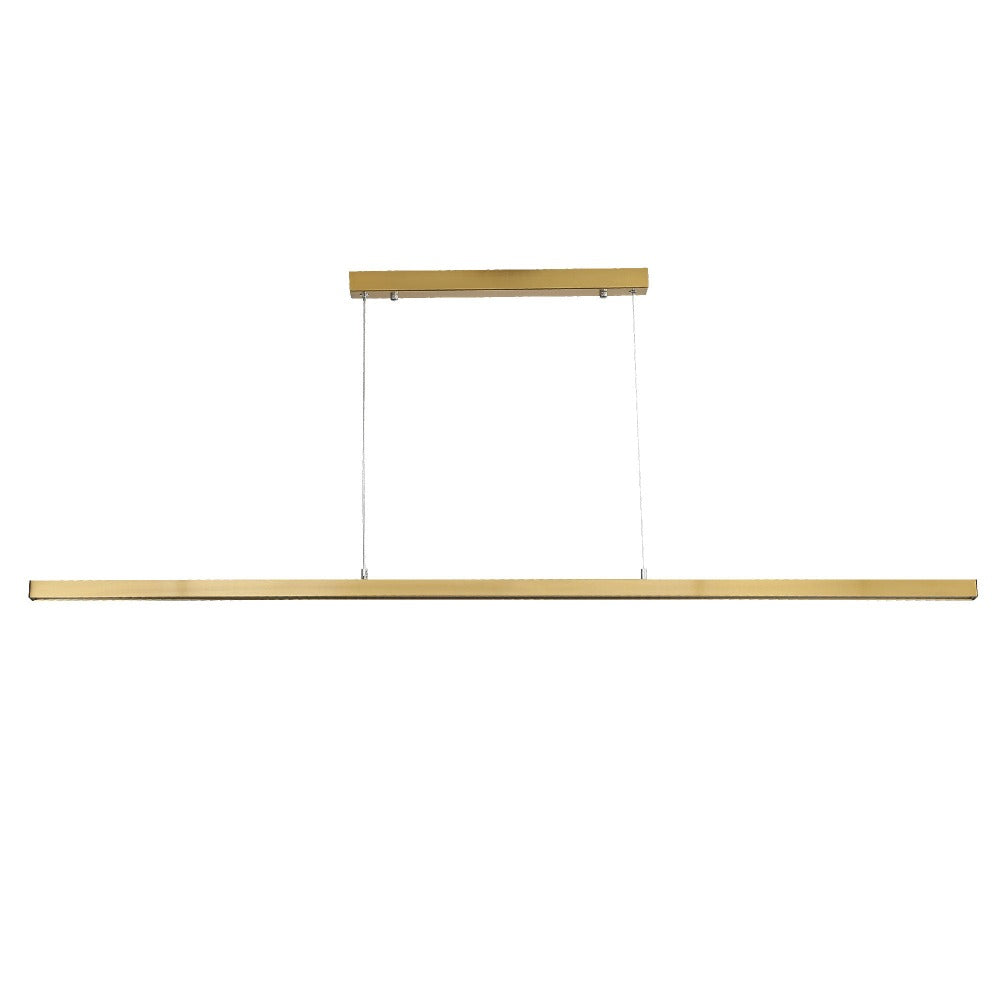 Buy LED Linear Lights Australia SHARD Pendant LED Linear Light Satin Brass - OL60625/1500SB