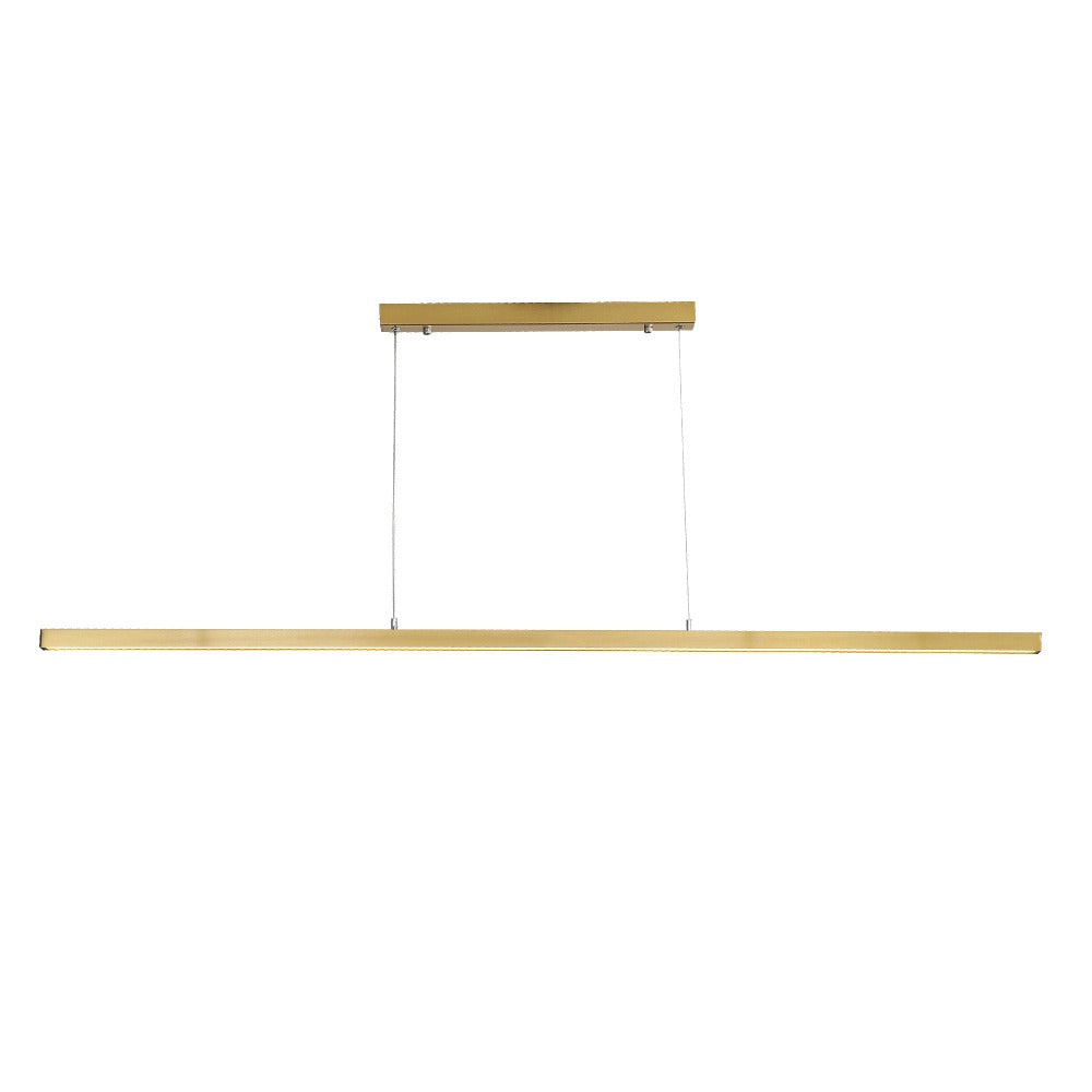 Buy LED Linear Lights Australia SHARD Pendant LED Linear Light Satin Brass - OL60625/1500SB