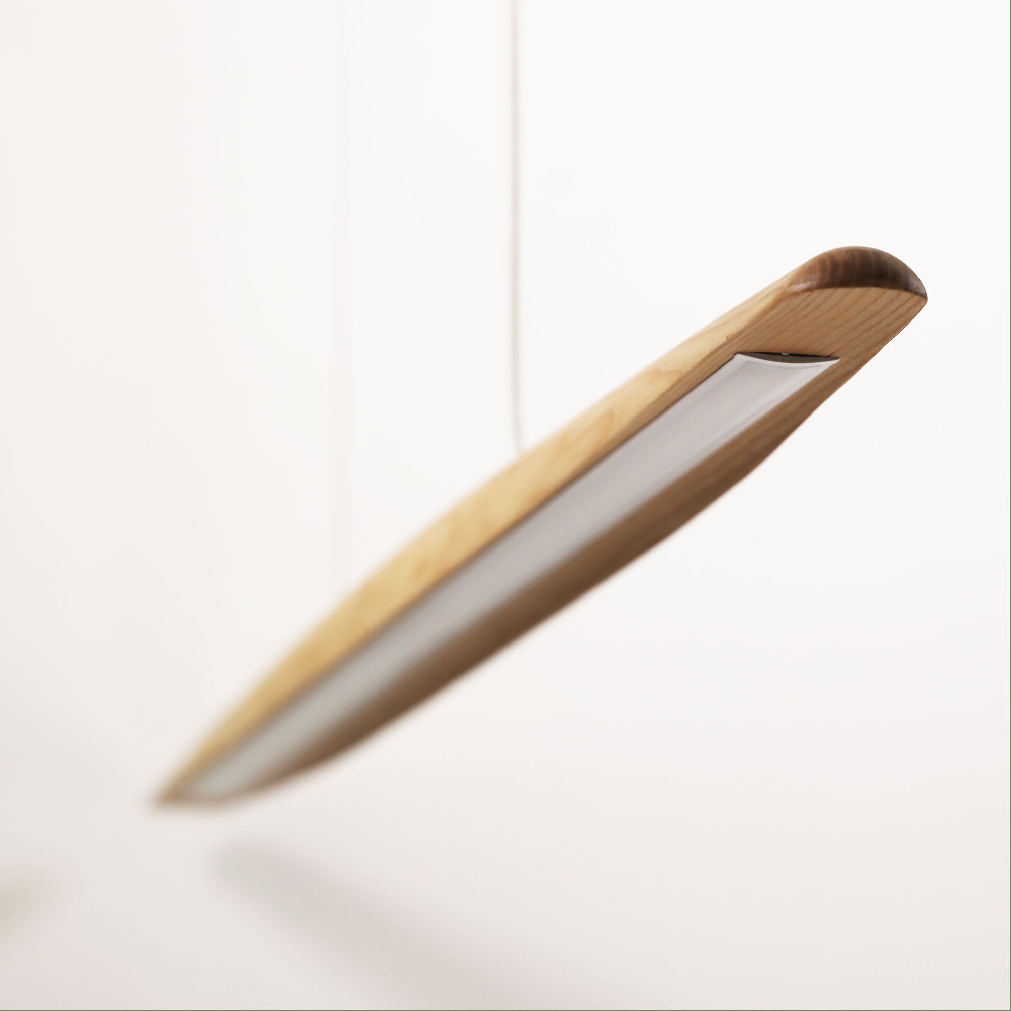 Buy Island Pendant Lights Australia Eastoft Island LED Pendant Light L1300mm Natural Wood 3CCT - OL60630/1300