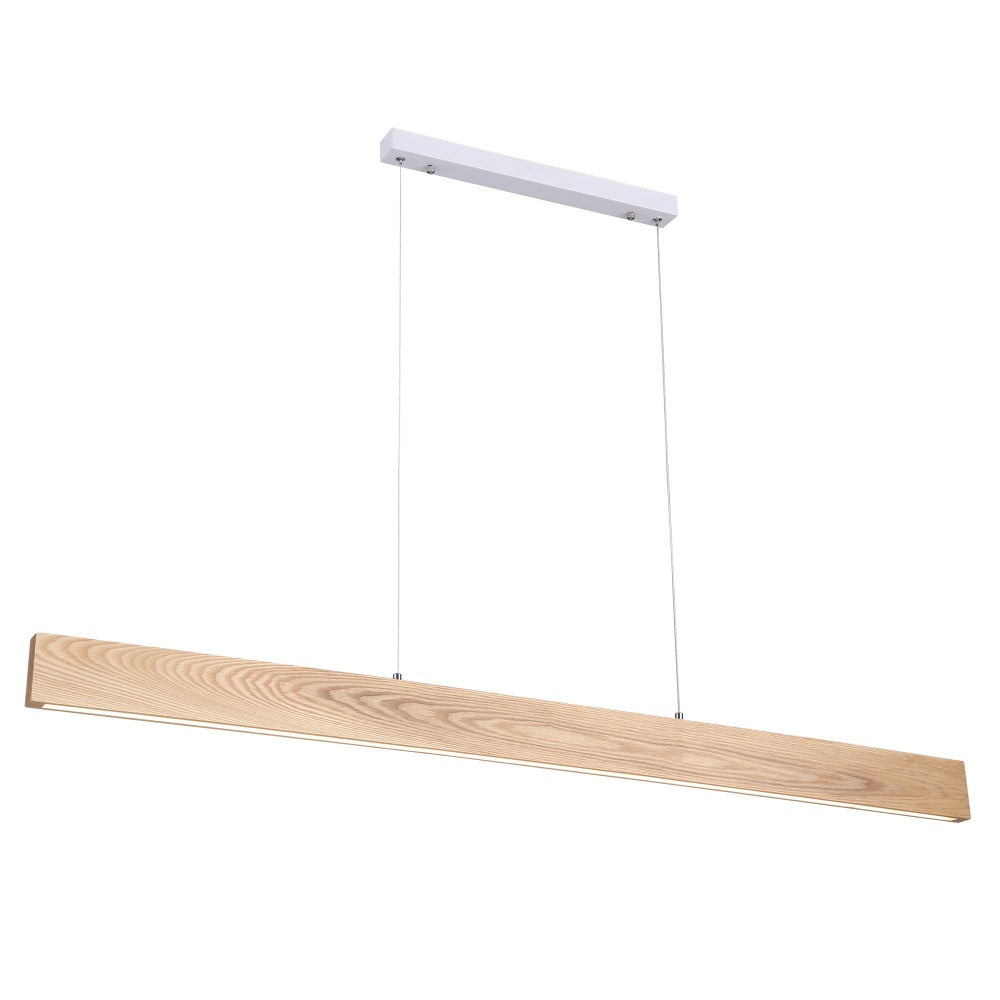 Buy LED Linear Lights Australia LANGTOFT Pendant LED Linear Light Wood 3CCT - OL60650/1500
