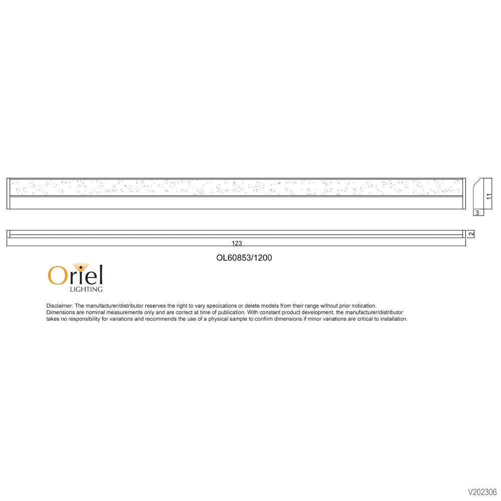Buy Wall Sconce Australia MODE Wall Light W1230mm White 3CCT - OL60853/1200WH