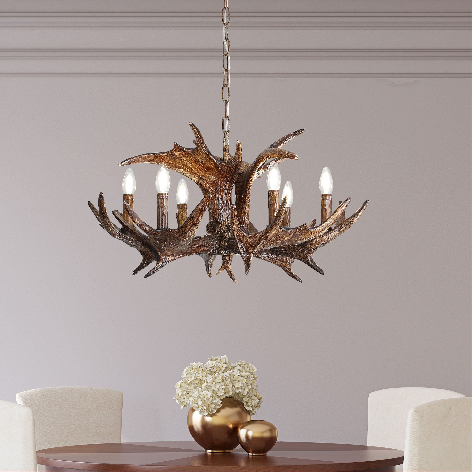 Ramure 6 Light Pendant Natural - OL65281/6