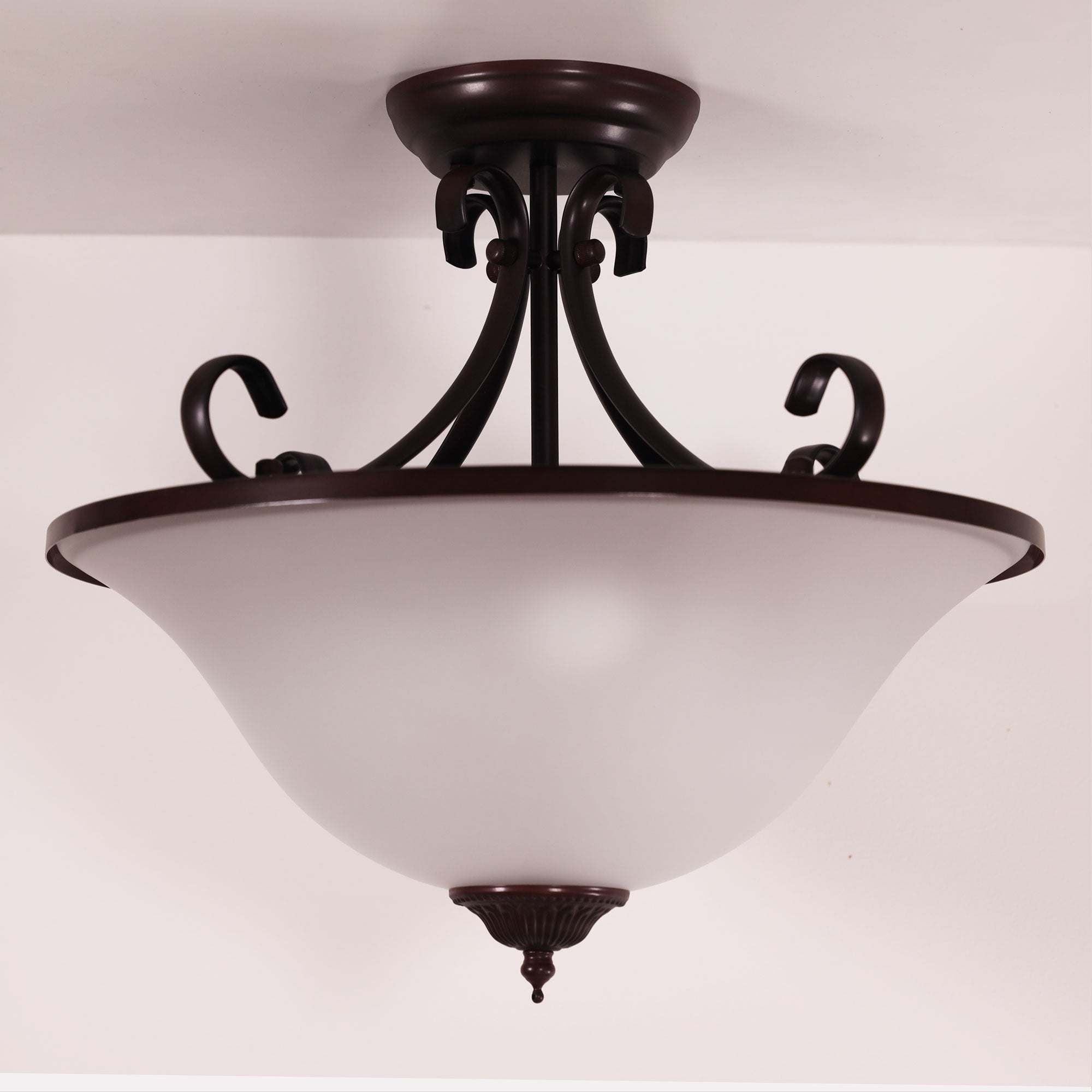 Gaston Semi-Flush 3 Lights W410mm Bronze - OL65933BZ