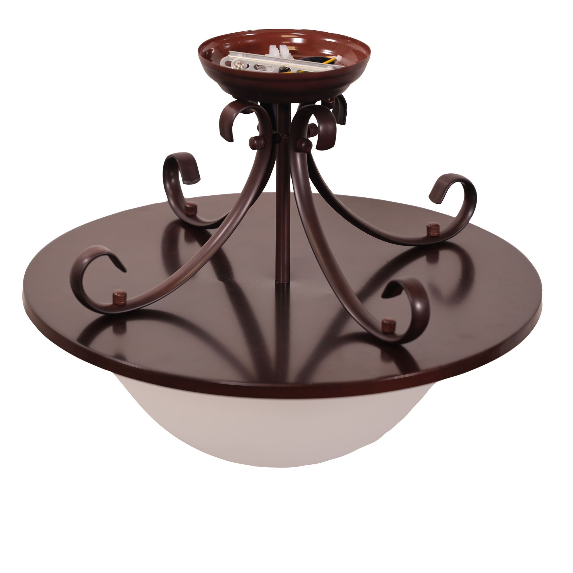 Gaston Semi-Flush 3 Lights W410mm Bronze - OL65933BZ