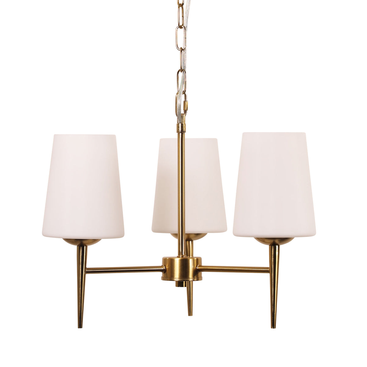 Foxdale 3 Light Pendant Light Satin Brass - OL69431/3SB