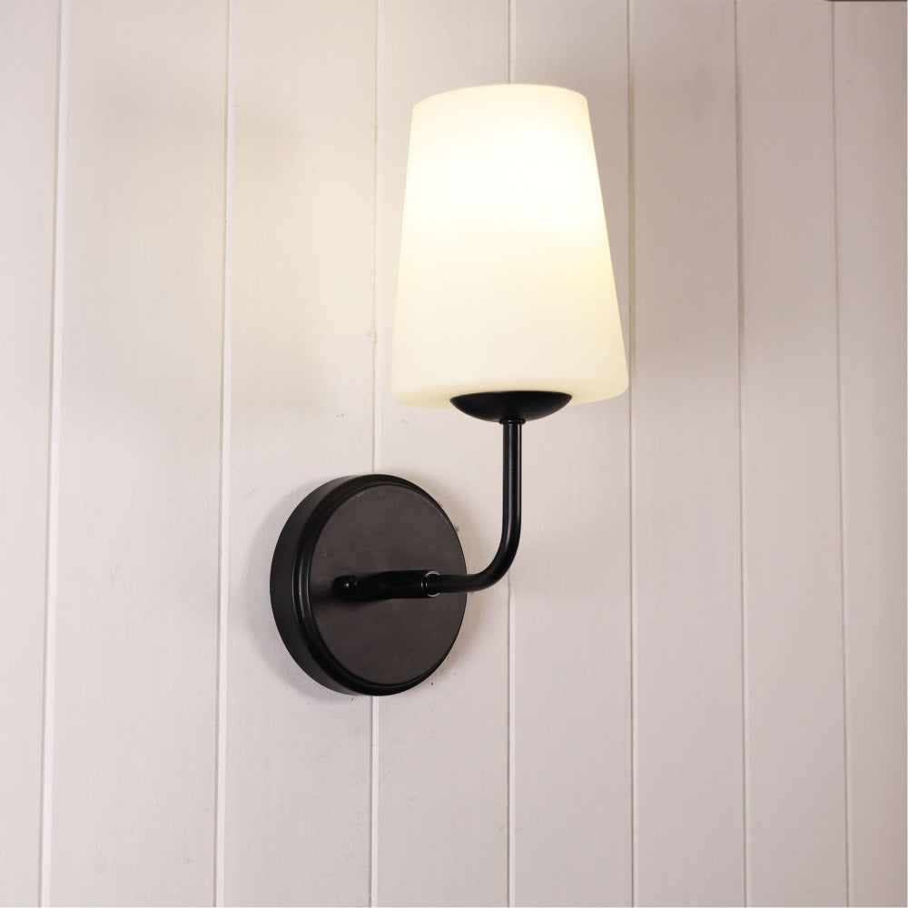 Buy Wall Sconce Australia Hopley Wall Light Black - OL69473BK