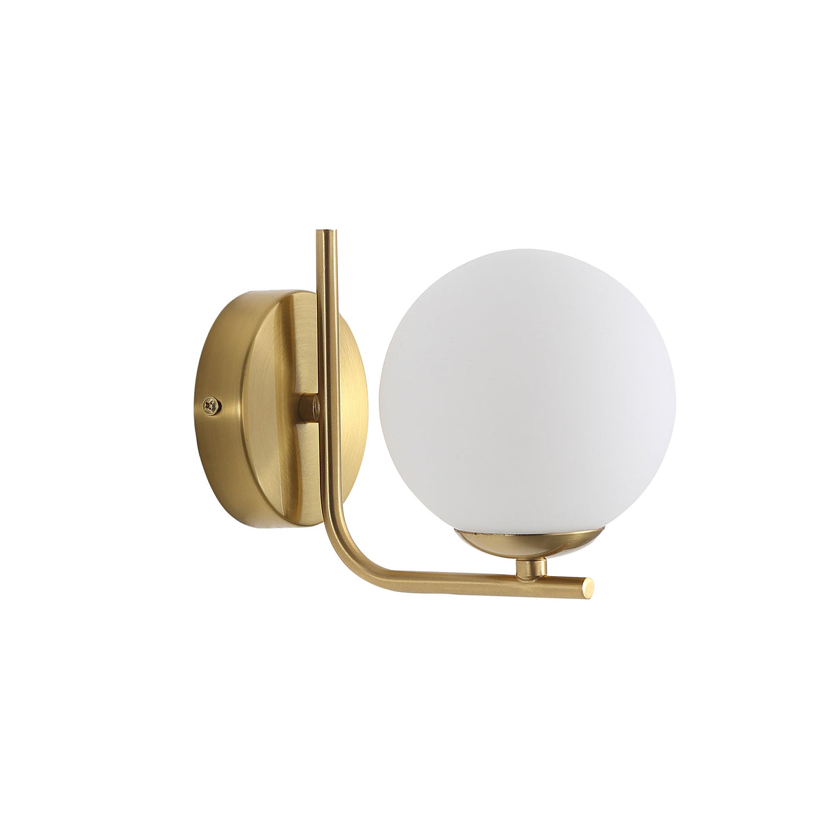 Dalton Wall Light Satin Brass & Opal - OL69581SB