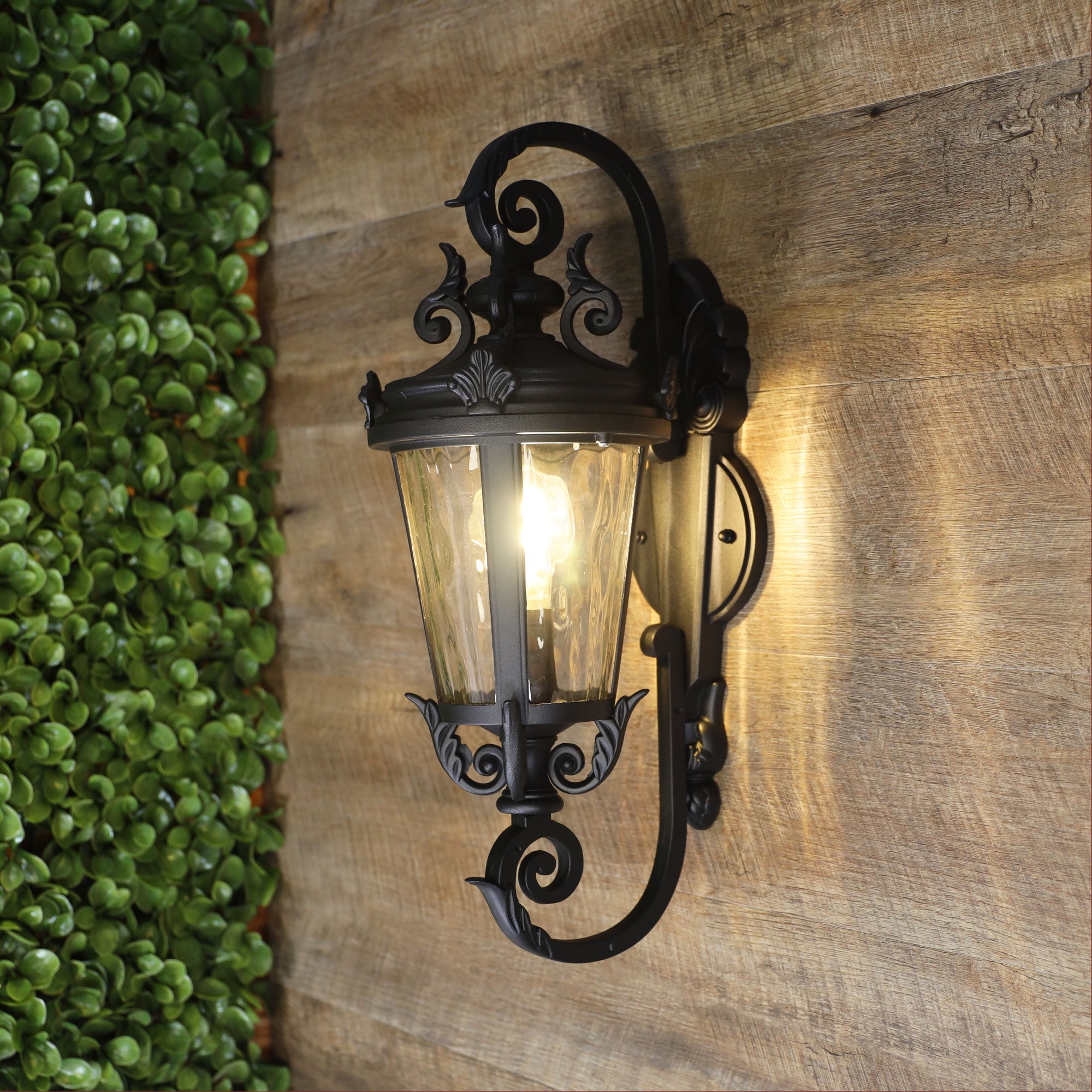 Albion Traditional Outdoor Wall Light Black - OL7381BK
