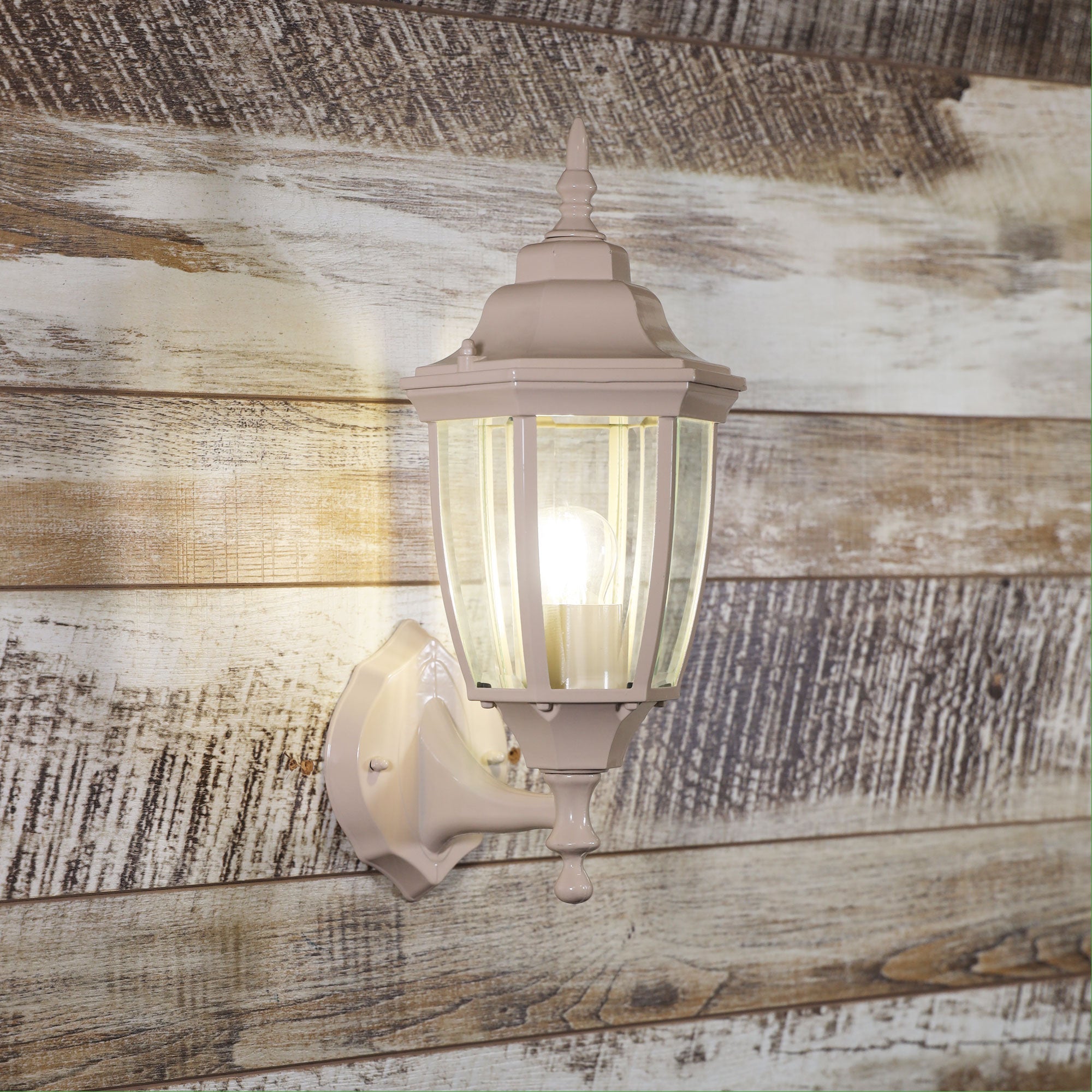 Buy Outdoor Wall Lanterns Australia Highgate 1 Light Wall Light Up Cream - OL7662PR