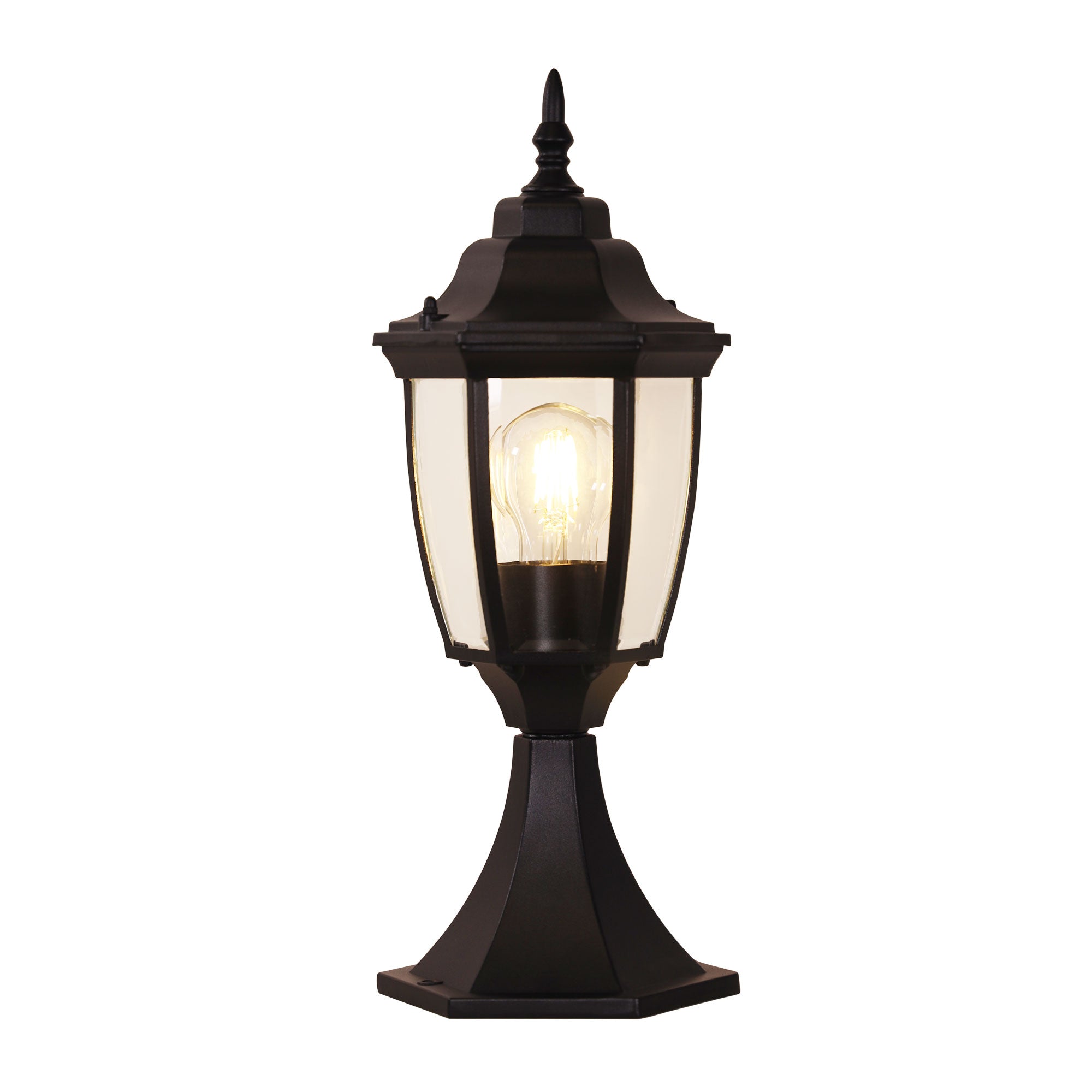 Highgate Pillar Light Black - OL7667BK