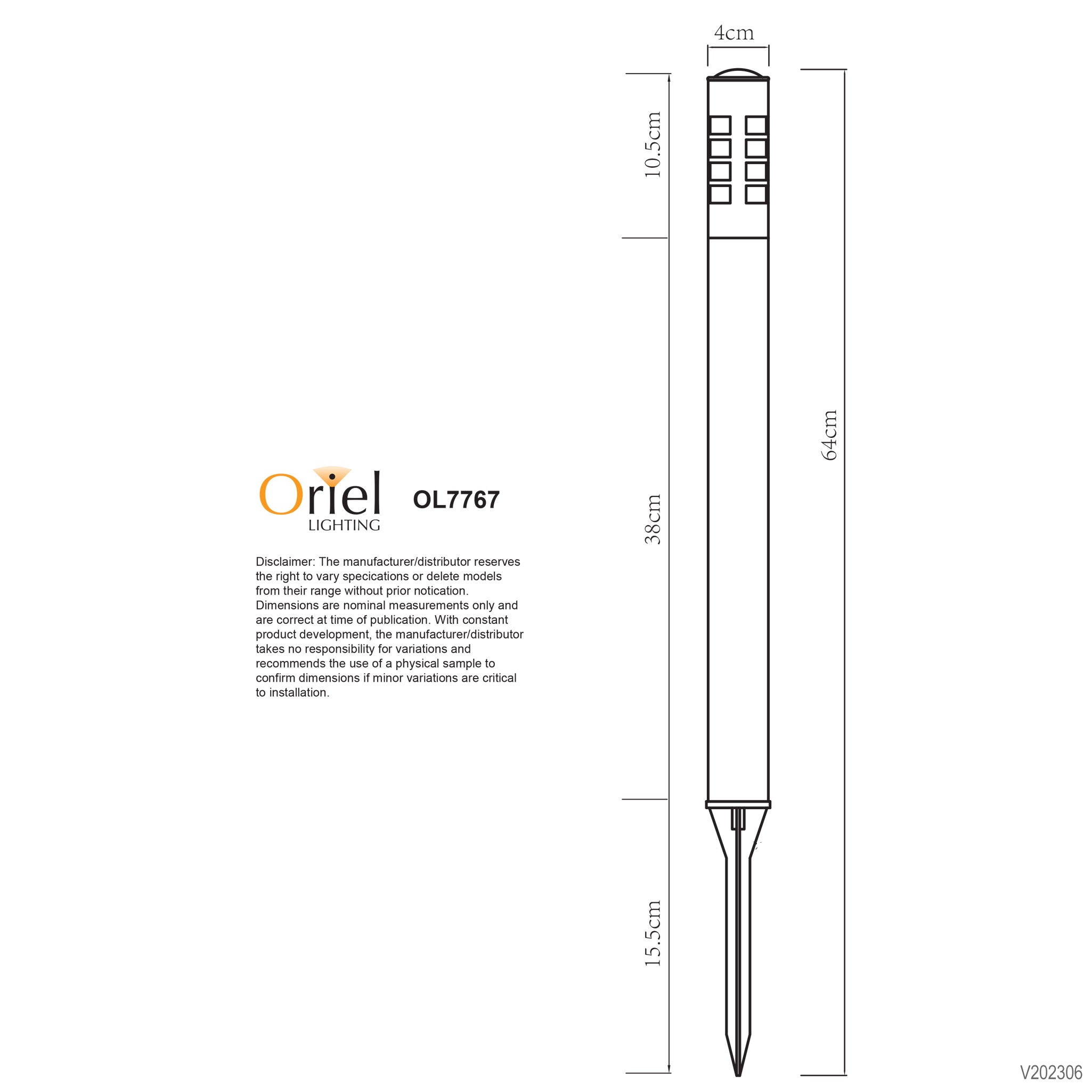 Buy Pathway Lights Australia Lance 12V Stainless Path Light - OL7767SS