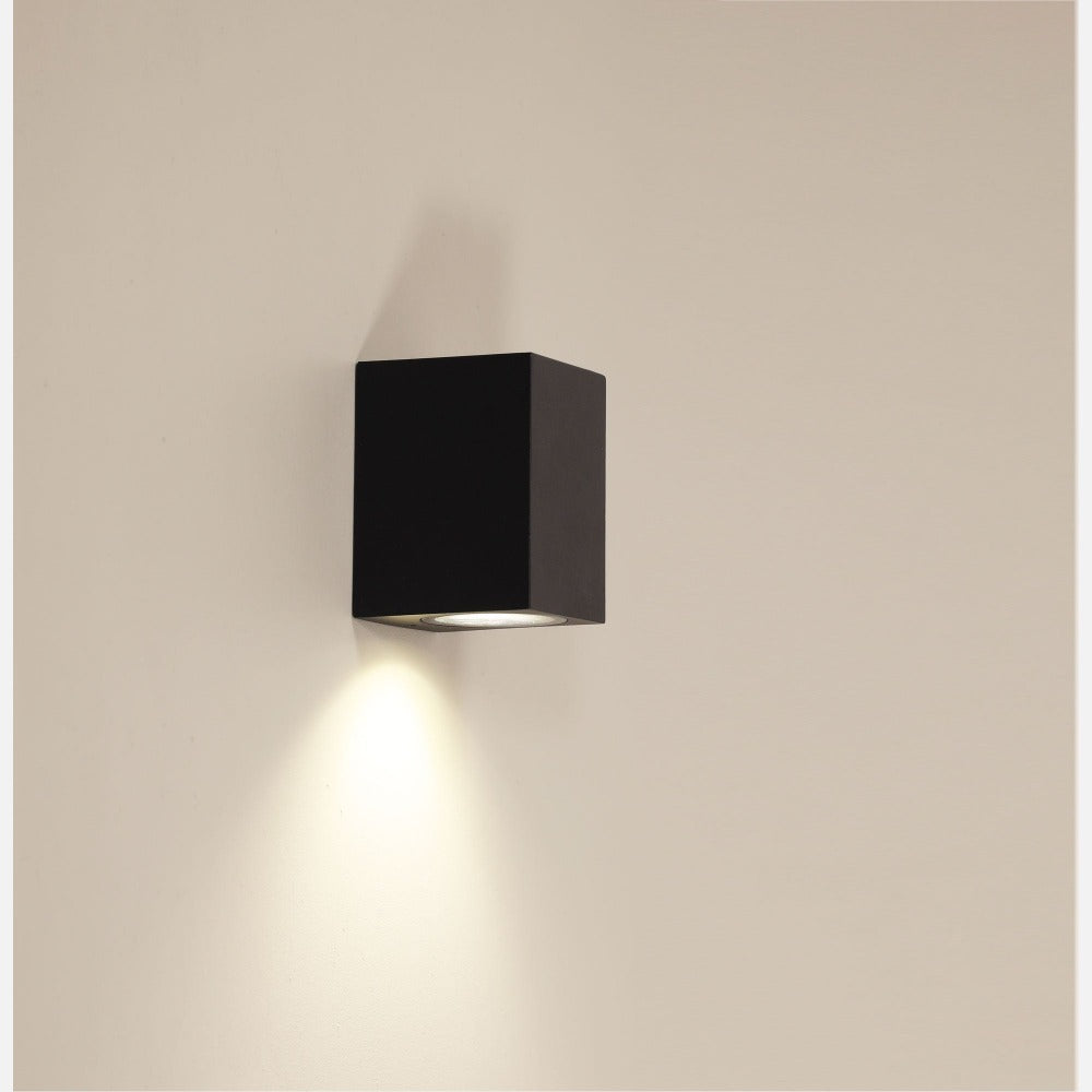 Buy Exterior Wall Lights Australia ATLAS Exterior Wall Light Black Aluminium - OL7821BK