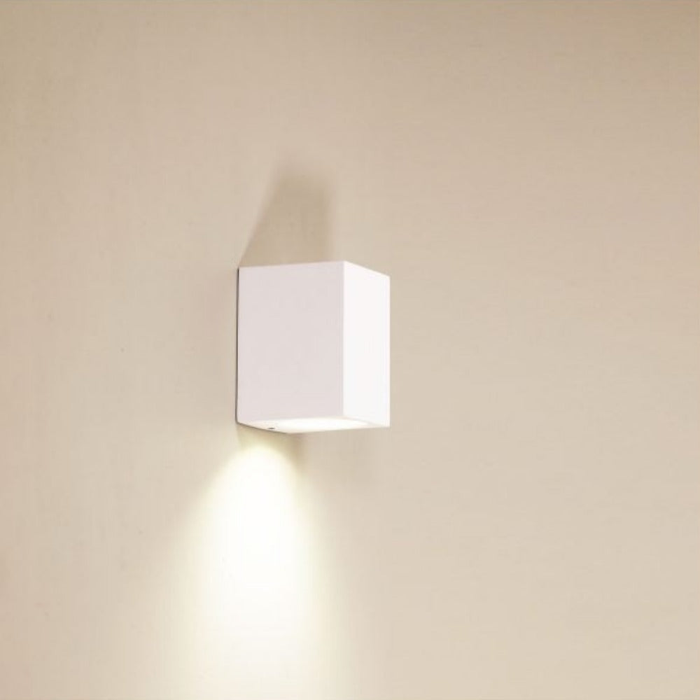 Buy Exterior Wall Lights Australia ATLAS Exterior Wall Light White Aluminium - OL7821WH
